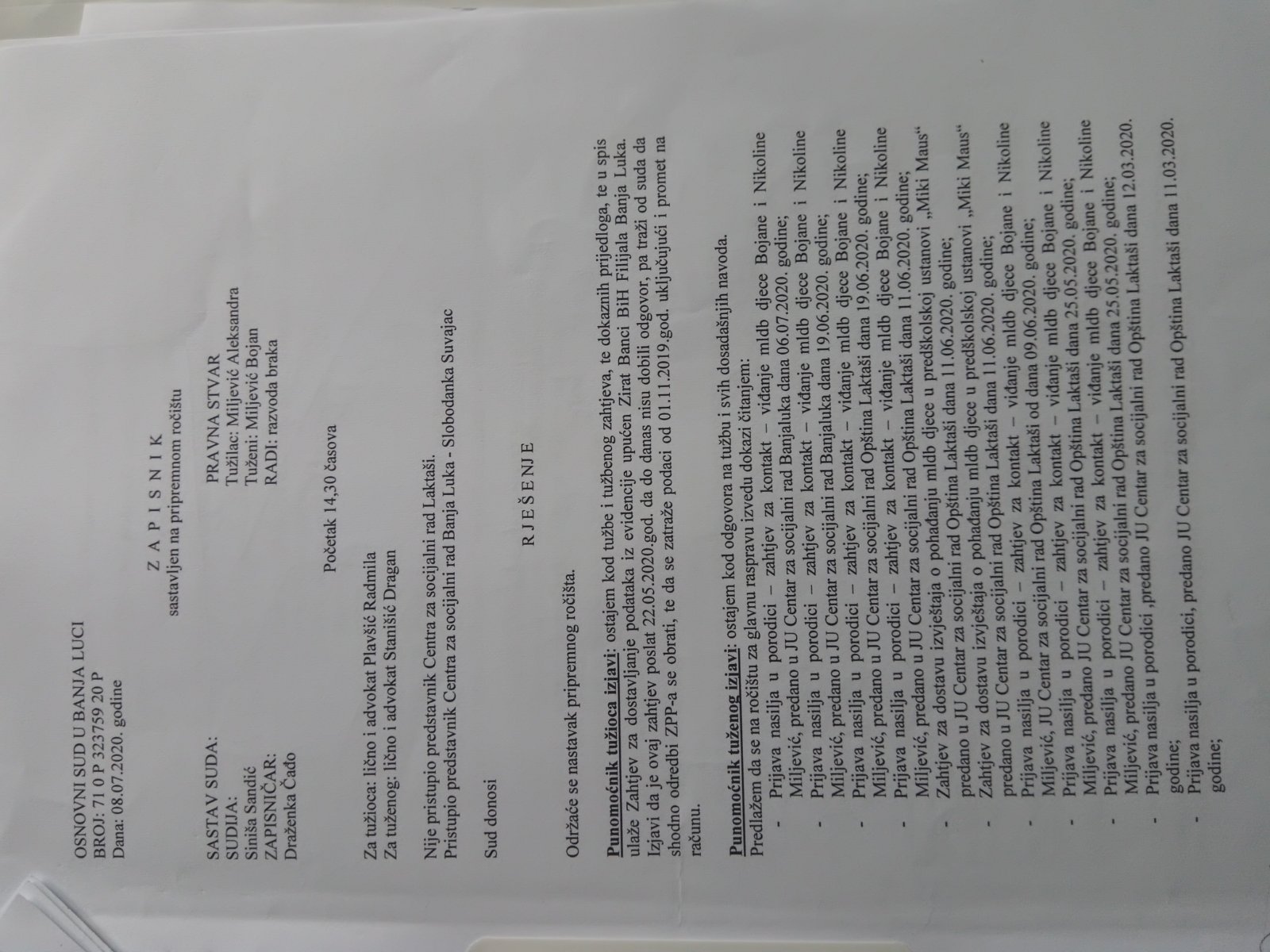 Aleksandra Trencic Miljević, dokumenta Foto: Privatna arhiva