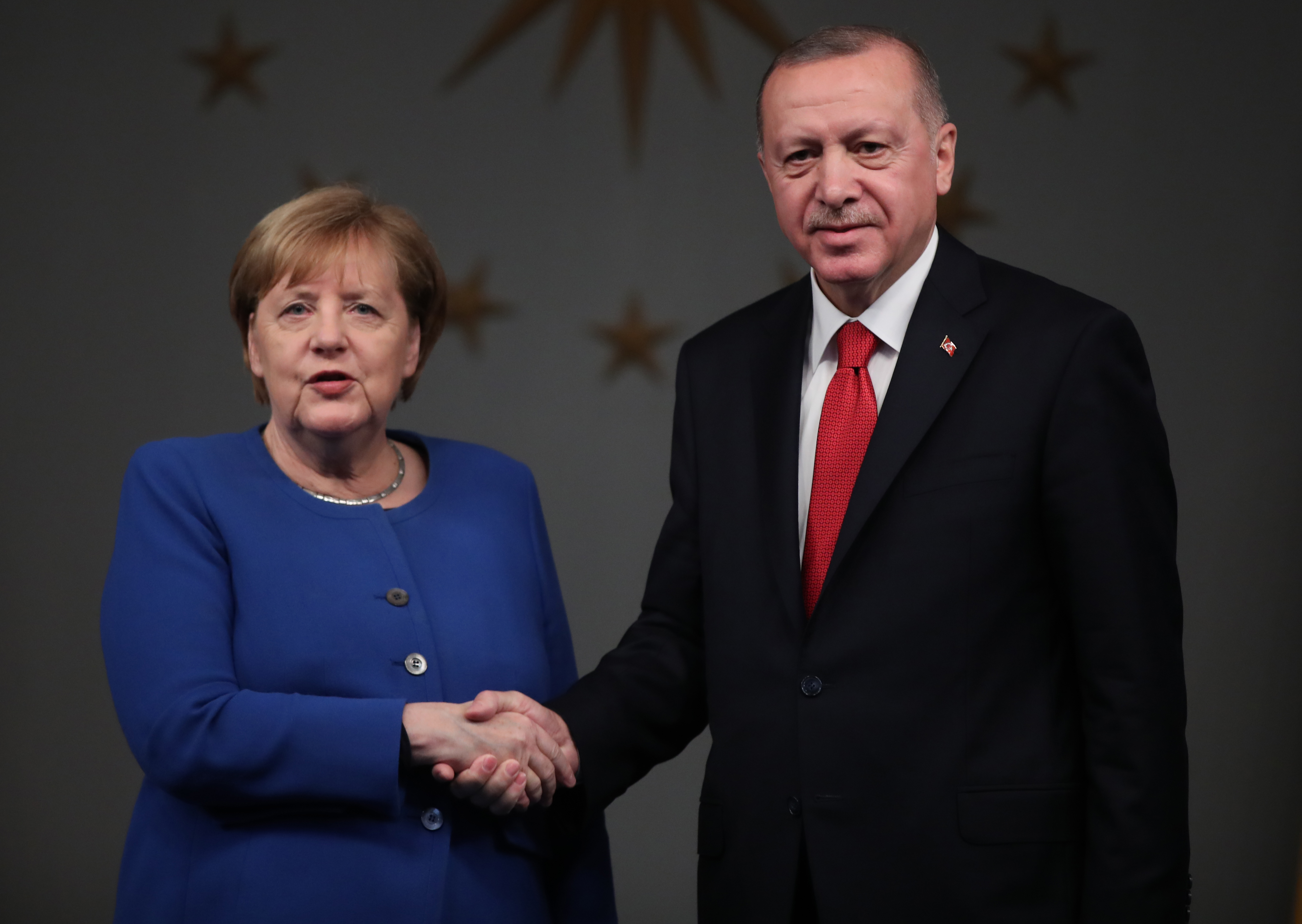 German Chancellor Angela Merkel visits Turkey