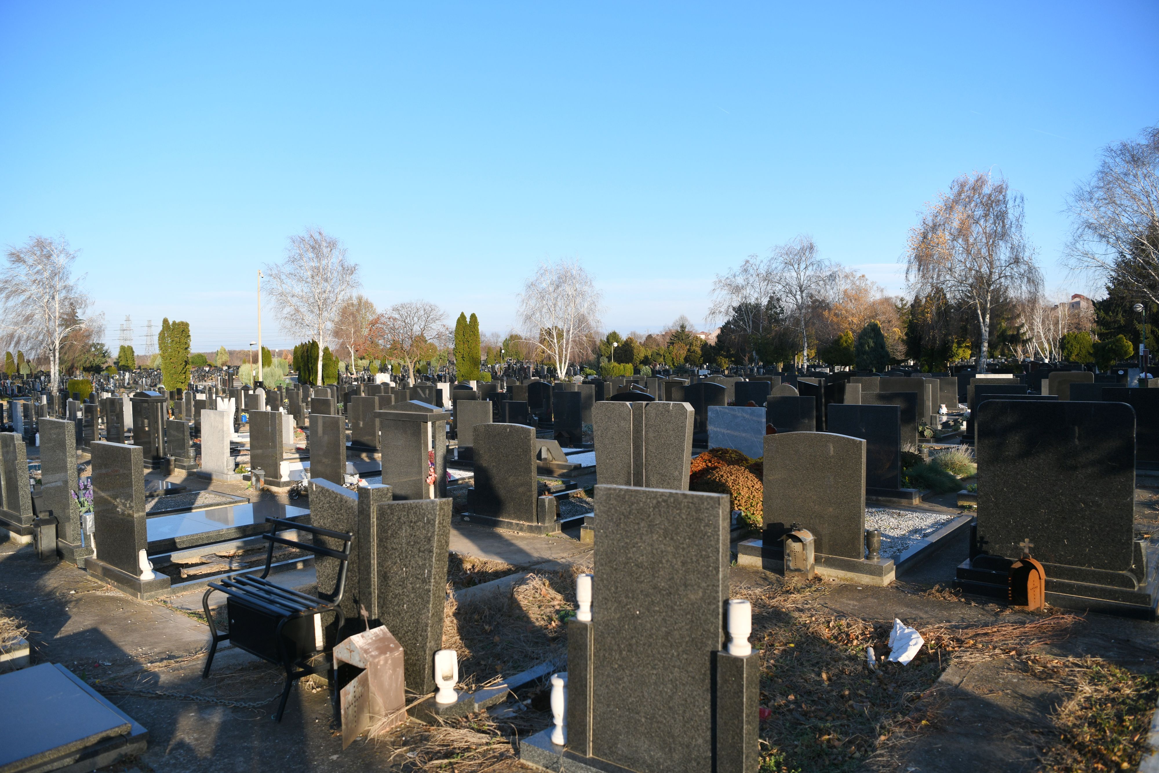 Beograd 06. decembar 2020. Novo bezanijsko groblje nadgrobni spomenik Foto:Filip Krainčanić/Nova.rs