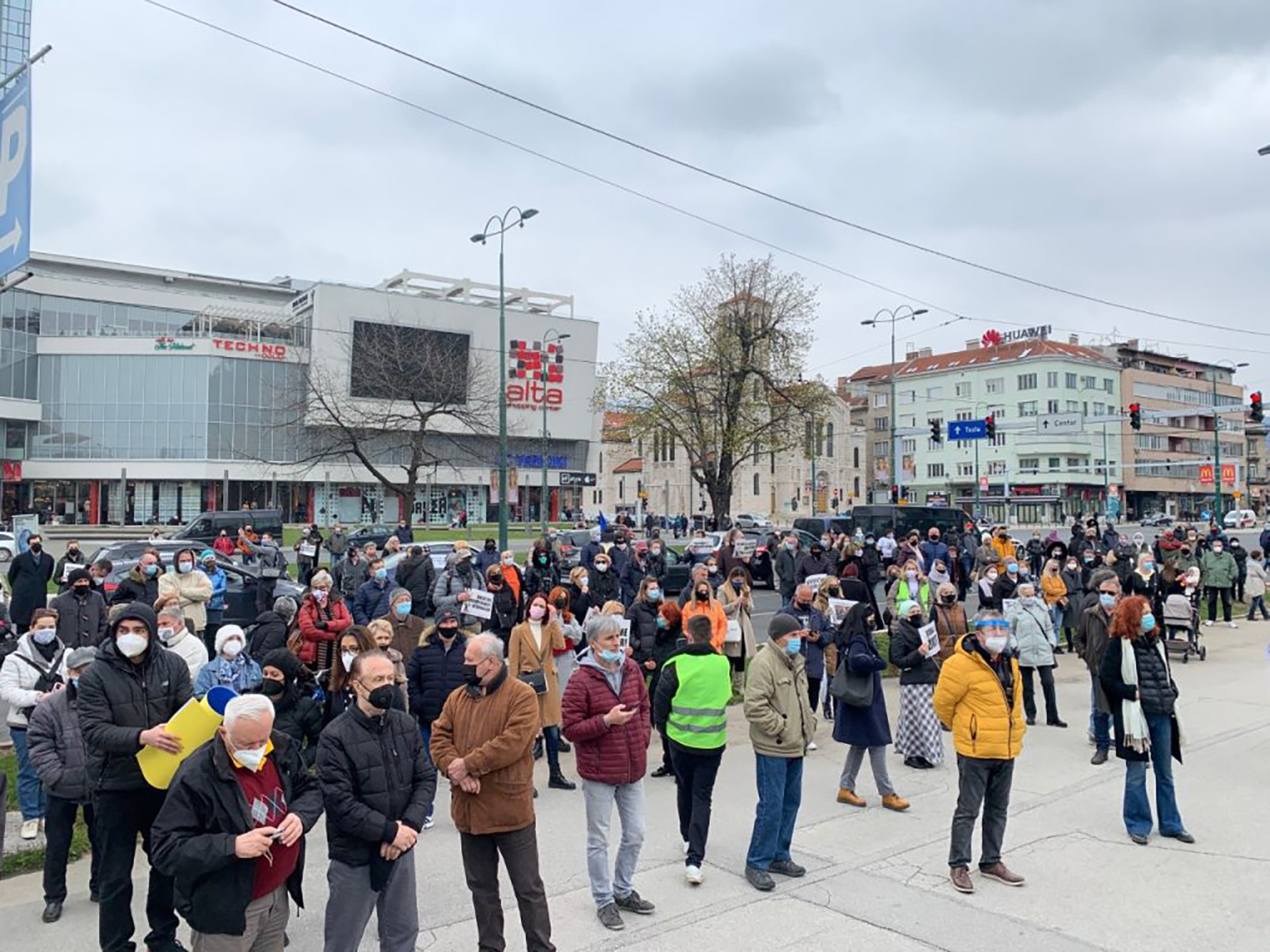 Sarajevo protest. Foto: N1