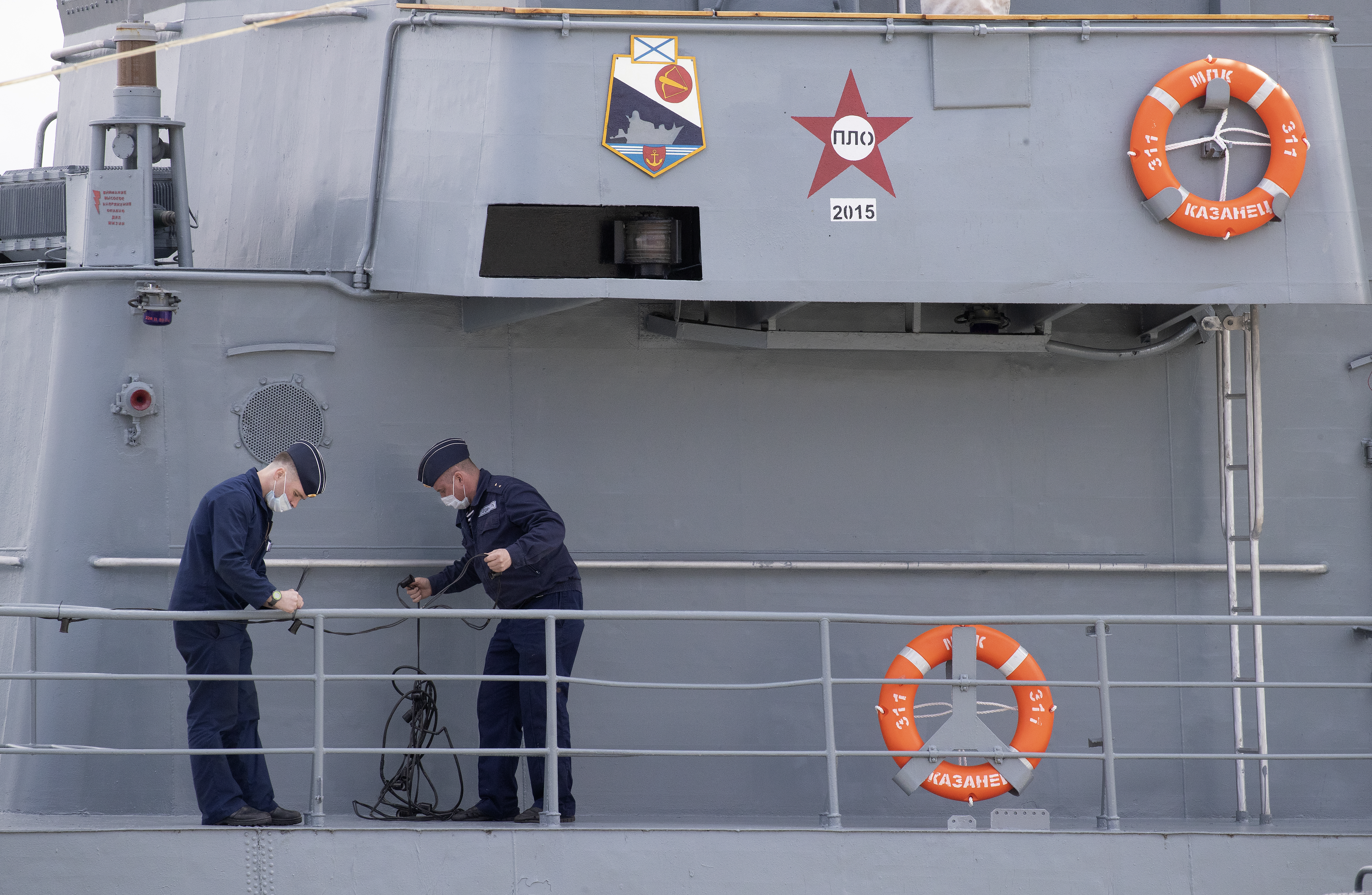 Mornari, Warships for the Victory Day parade in St. Petersburg
