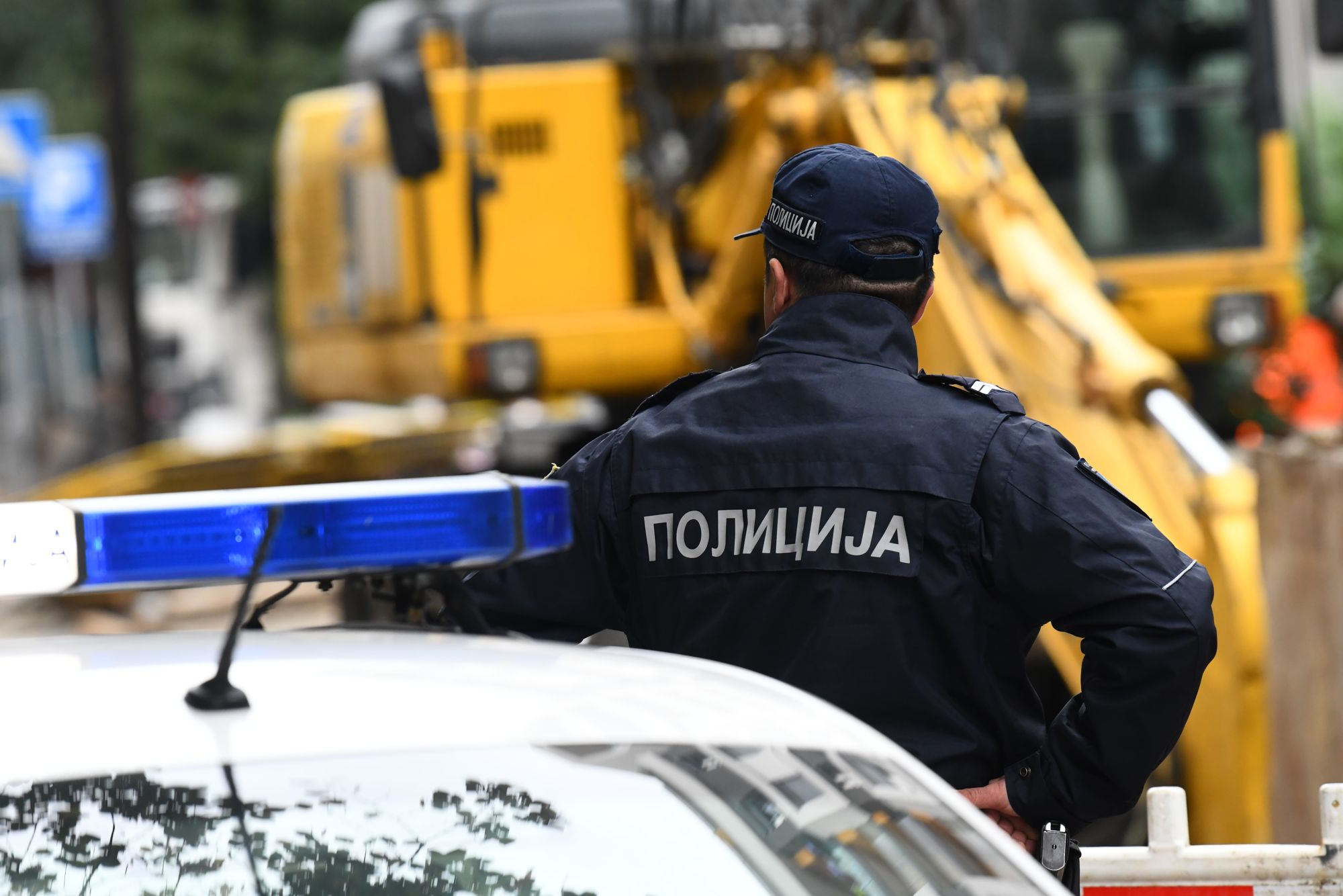 Beograd, 08.10.2020. Hronika, poginuo radnik zatrpan zemljom u Kneza Danila, policija Foto: Goran Srdanov/Nova.rs