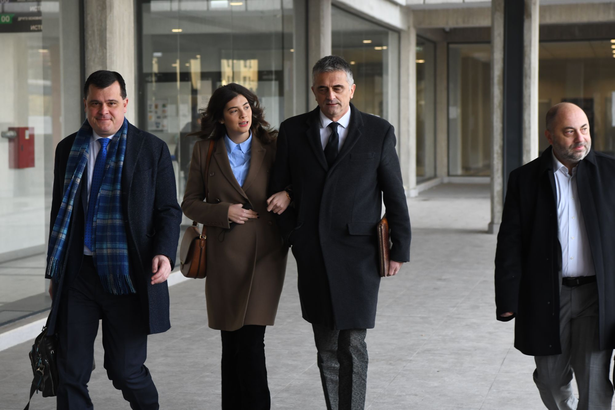 Beograd, 21.01.2021. Palata pravde, tužilaštvo, Iva Ilinčić, otac Srđan, advokat Jugoslav Tintor, Denis Bećirić, saslušanje povodom slučaja zlostavljanja od strane Mike Aleksića Foto: Goran Srdanov/Nova.rs