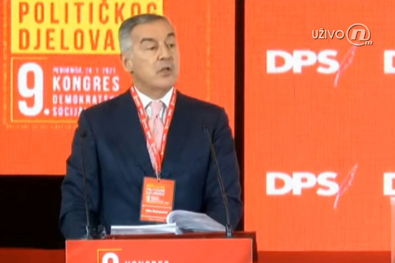Kongres Dps Milo Djukanovic