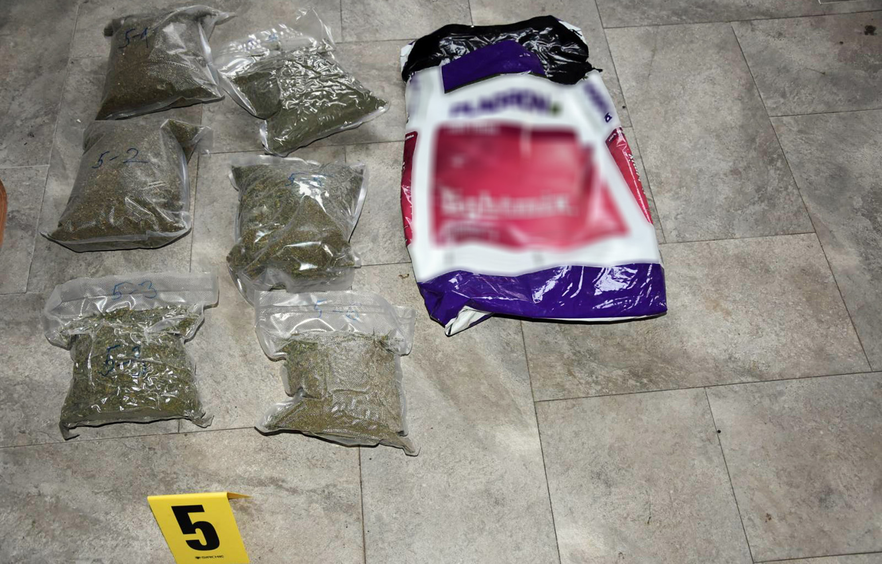 droga marihuana laboratorija