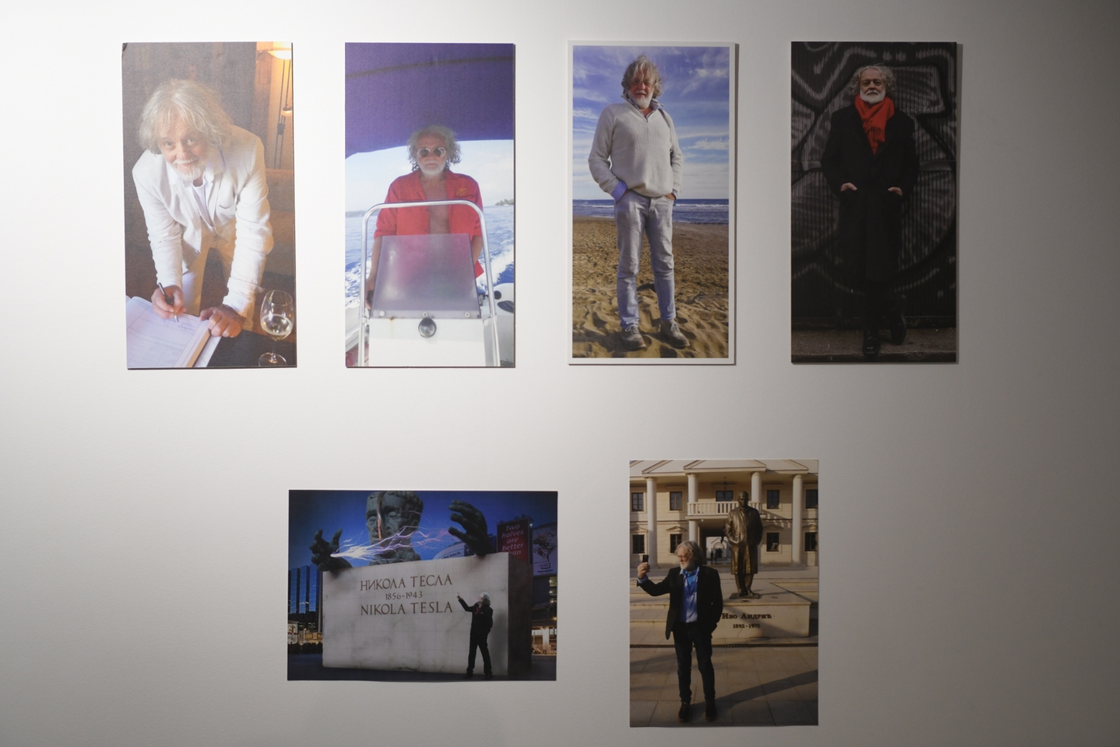 Beograd, 16.12.2021. Kombank dvorana, Galerija Miloš Šobajić, Dan sećanja na slikara Miloša Šobajića u Galeriji Kombank dvorane Foto: Dragan Mujan/Nova.rs