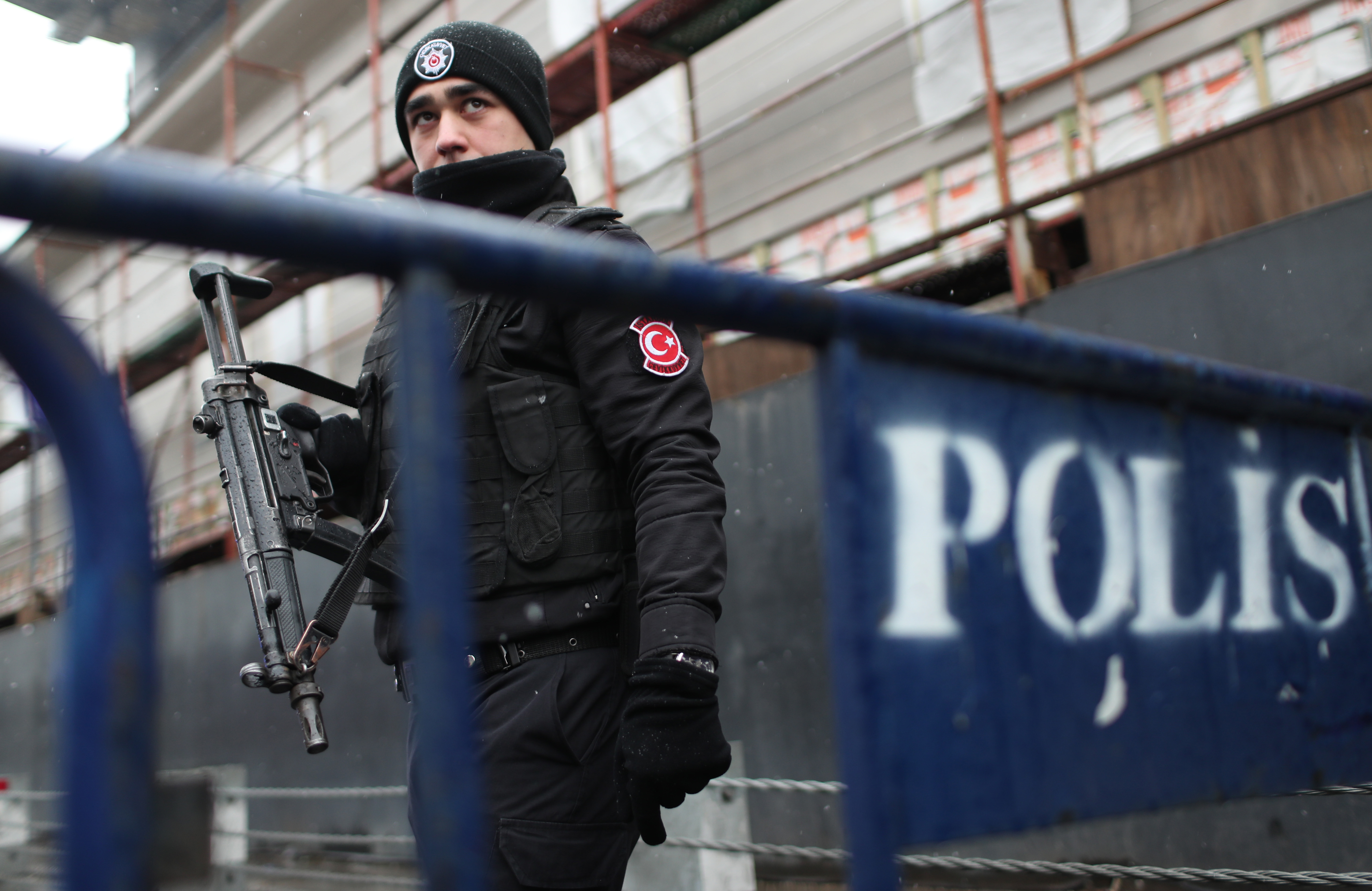 Aftermath of gun attack at a night club in Istanbul