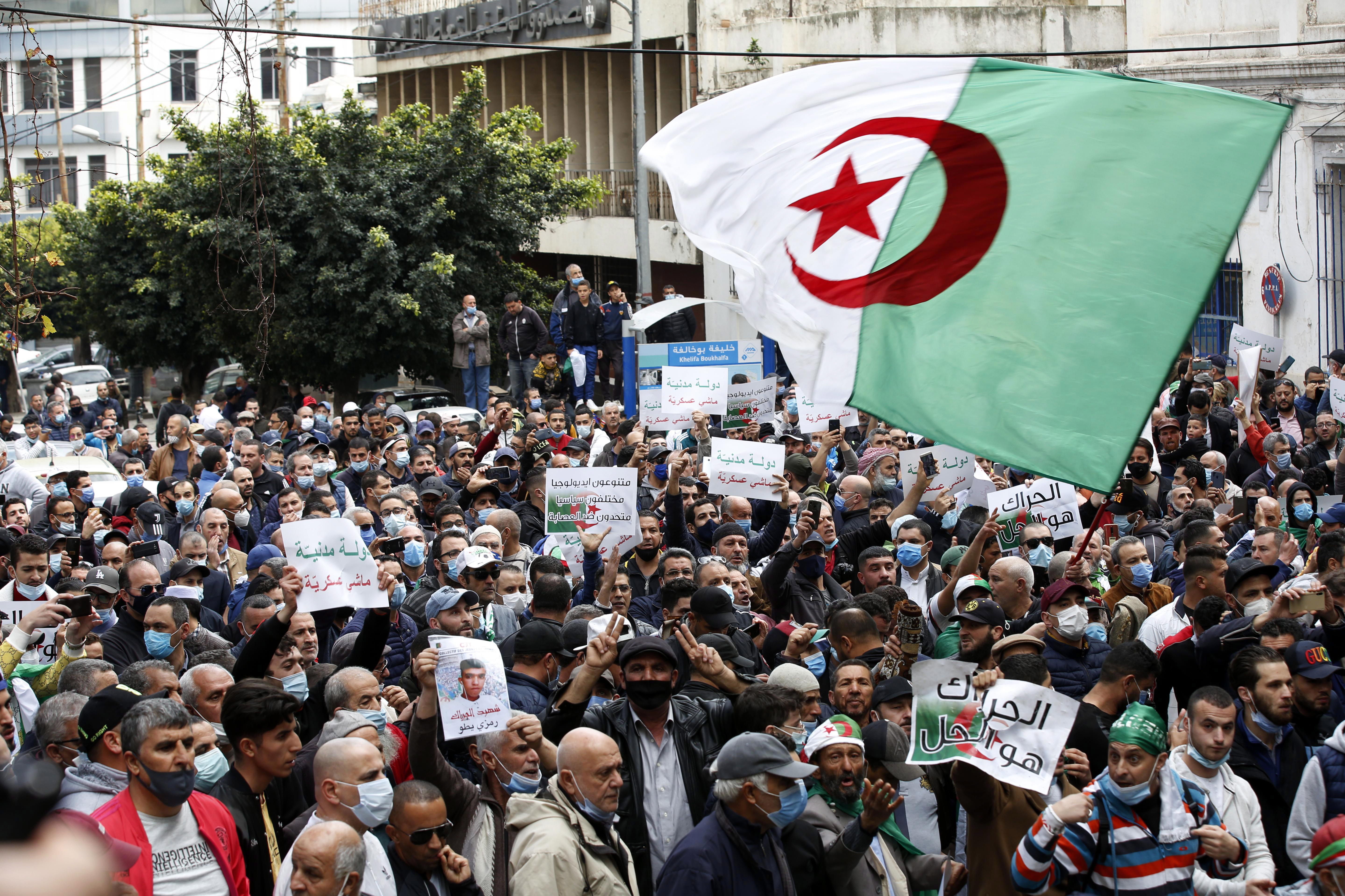 Anti-government demonstration in Algeria