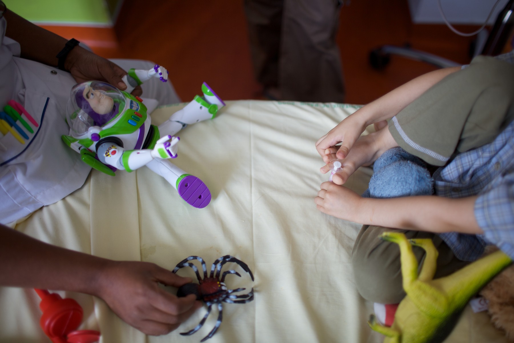 Photo essay at Raymond Poincaré Hospital, Garches in France. Department of pediatric oncology.,Image: 147357525, License: Rights-managed, Restrictions: Editorial Only, Model Release: yes, Credit line: BL / BSIP / BSIP / Profimedia