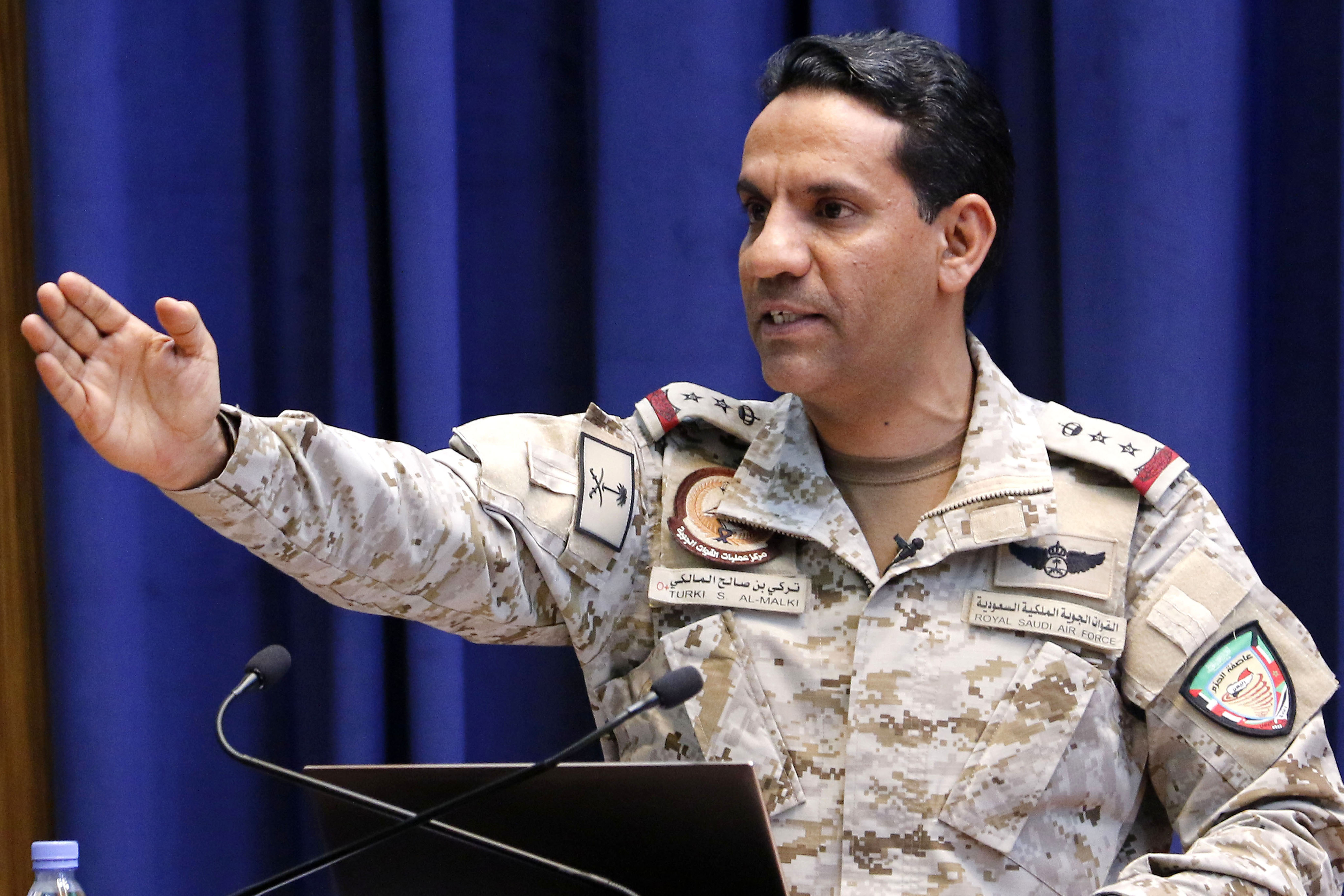 Saudi Arabia shows what is said to be evidence of Iran's role in attack