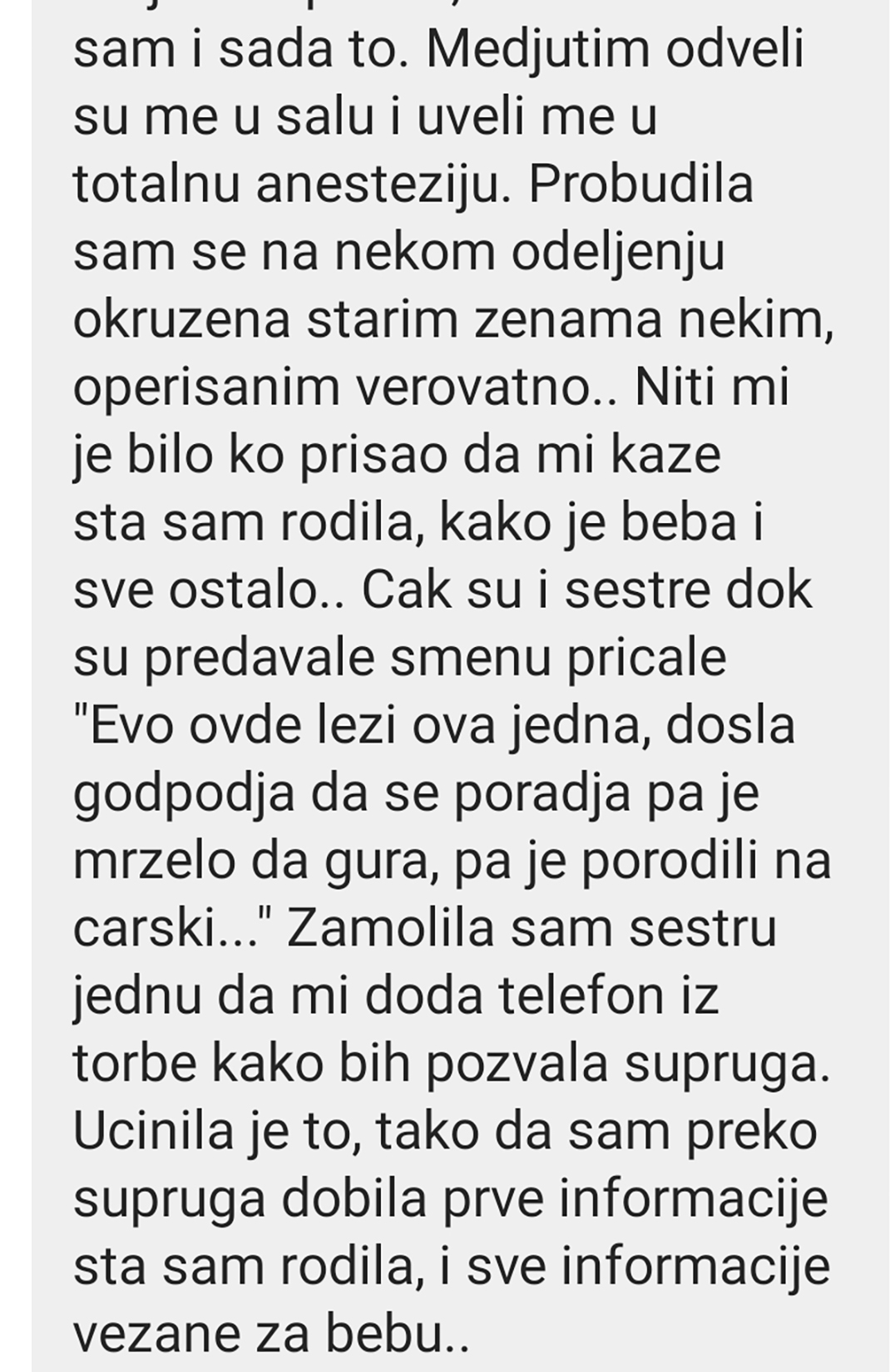 Porodilišta, porodilište, iskustva porodilja Foto: Instagram
