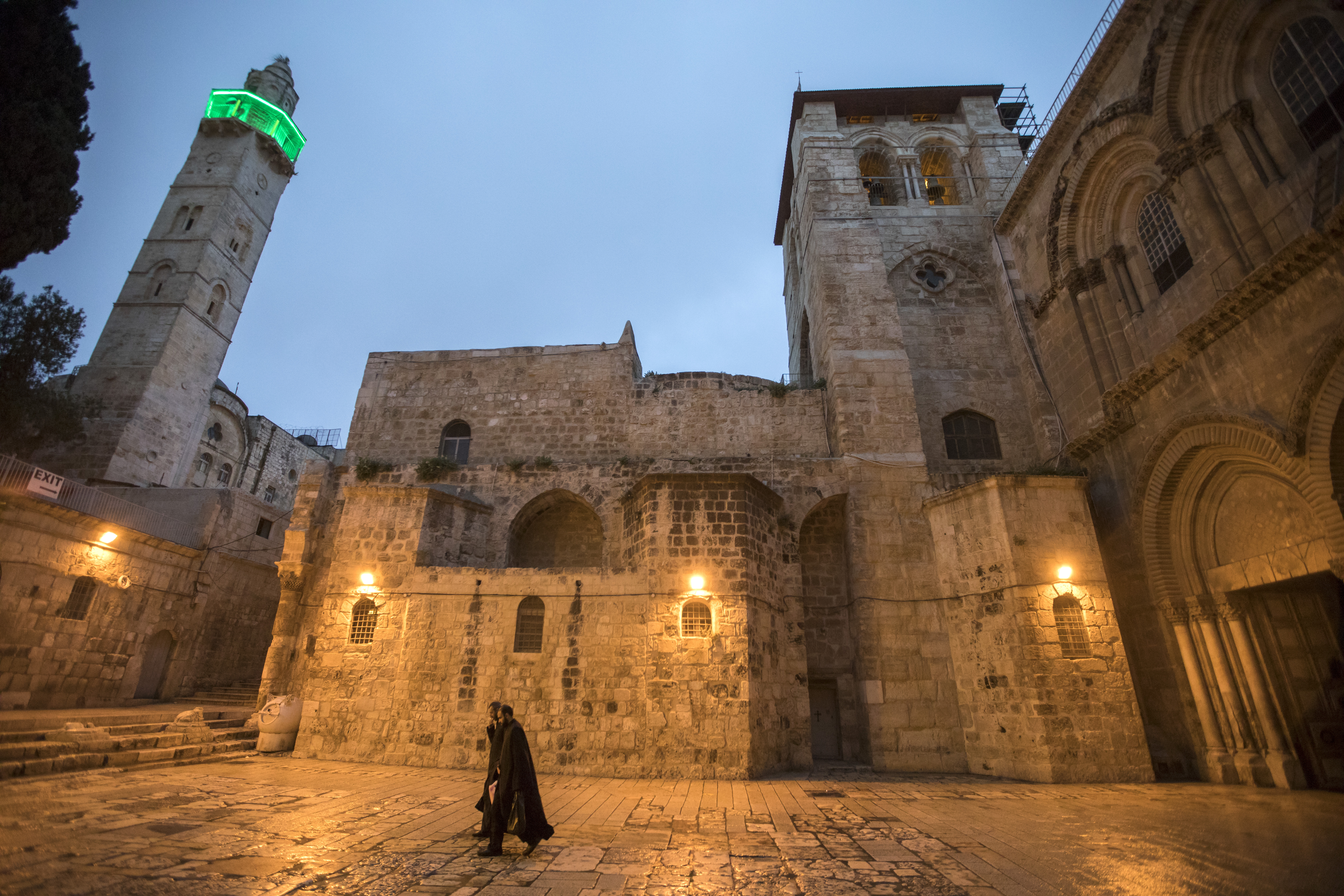 Maundy Thursday during Holy Week in Jerusalem