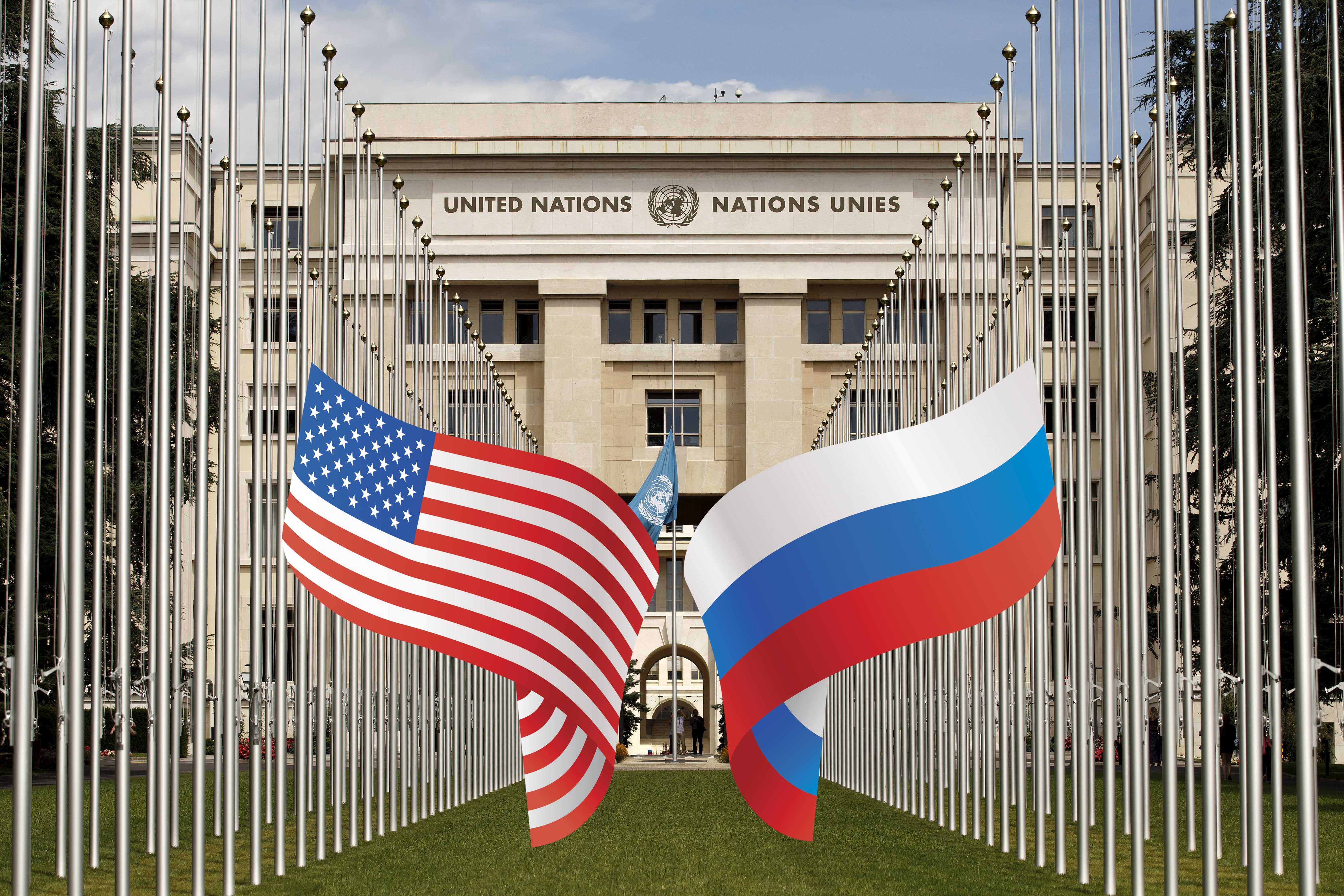 Flags fly half-mast for killed UN workers