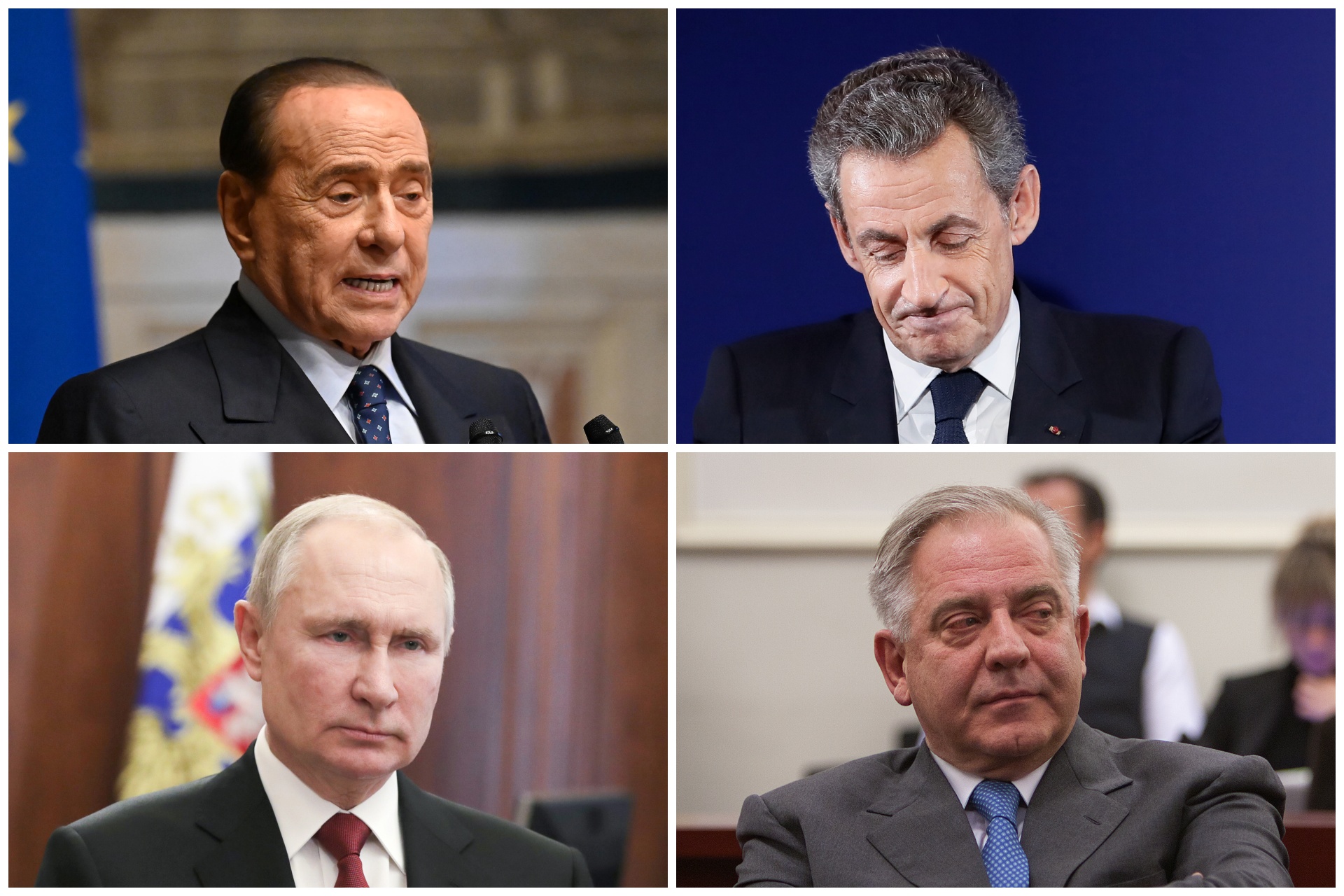 Sarkozi, Berluskoni, Ivo Sanader, Putin, optužbe protiv političara