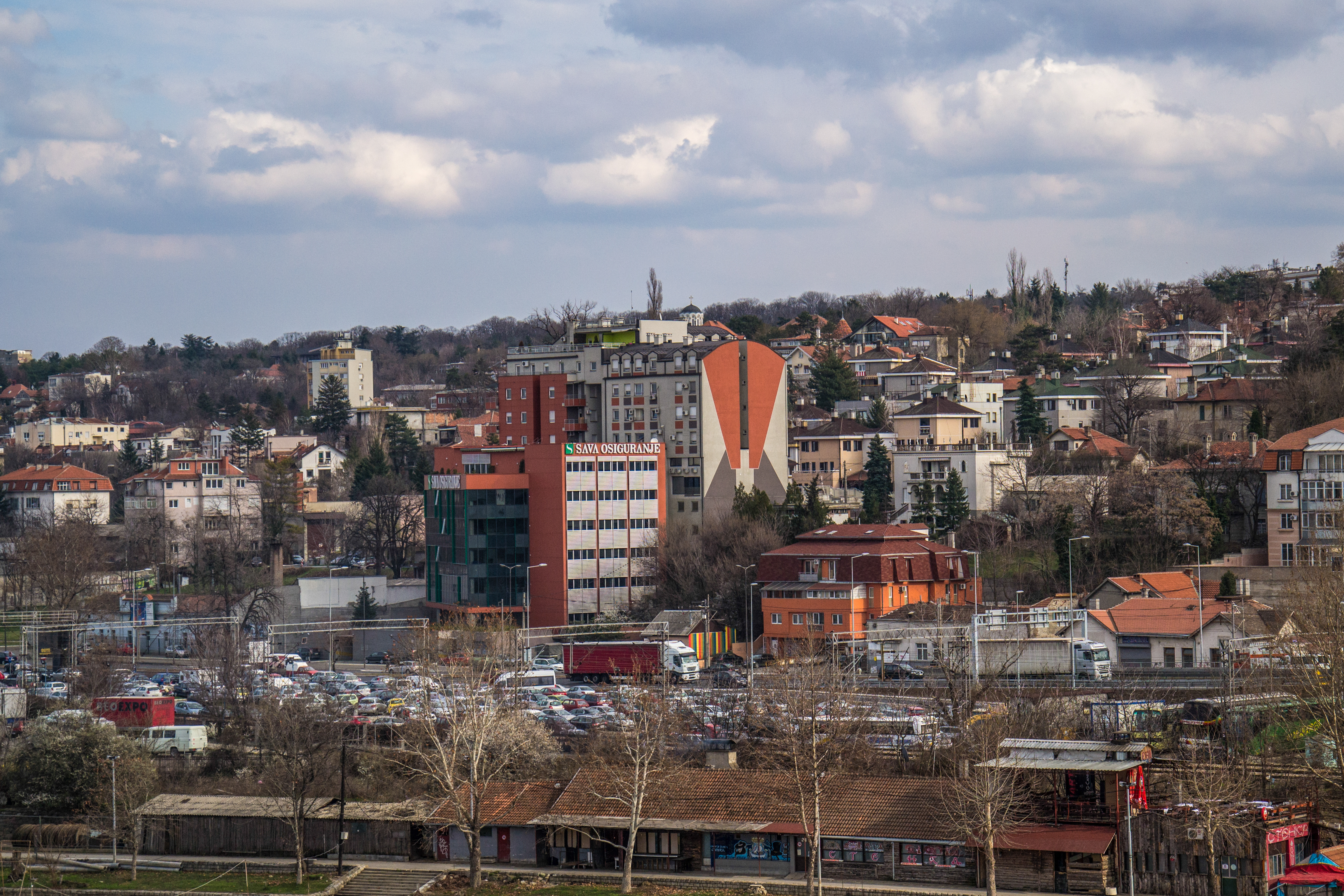 Belgrade,,Serbia,February,28,,2104:,View,Of,Senjak,,Part,Of