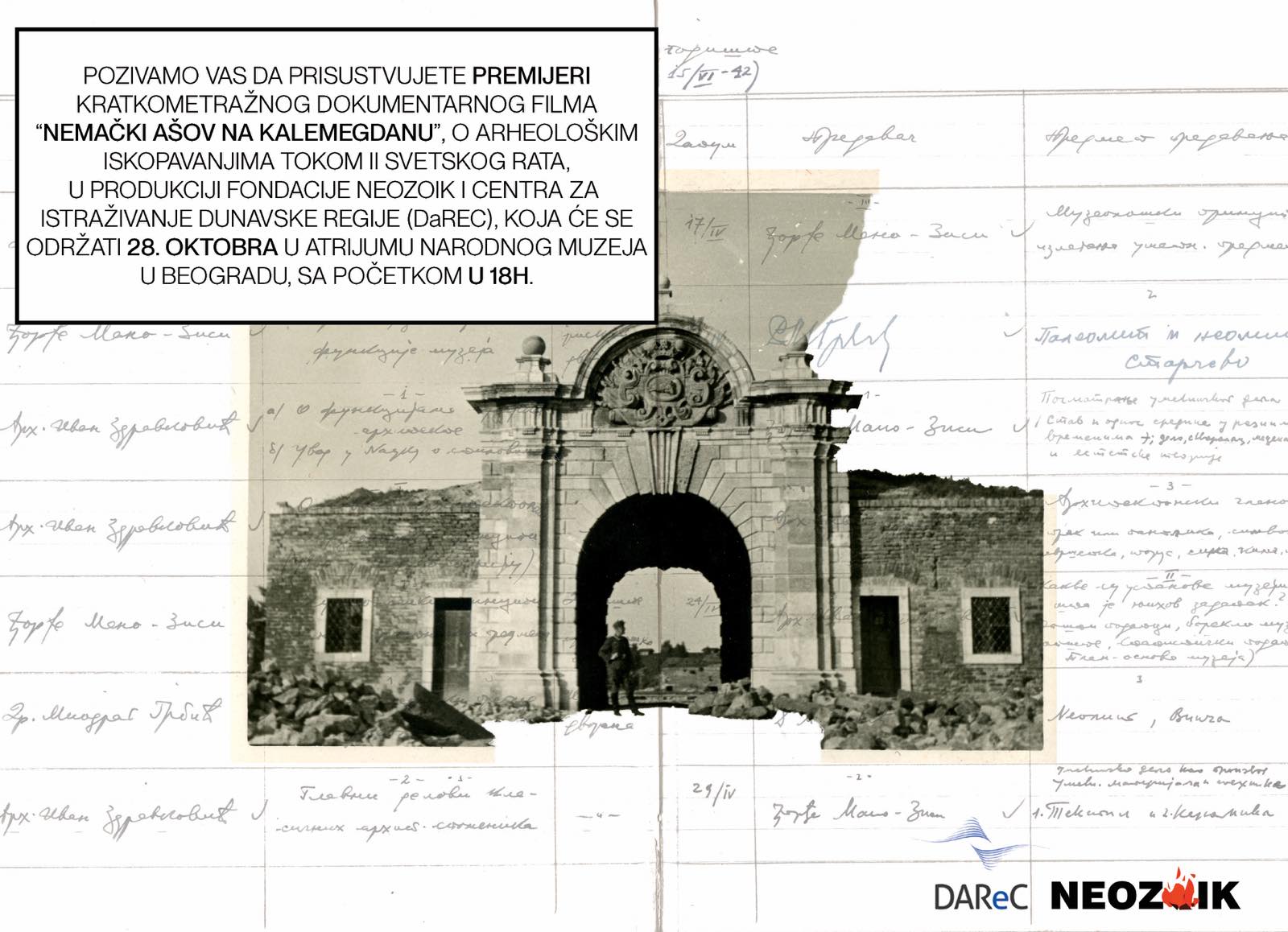 Premijera filma "Nemački ašov na Kalemegdanu"