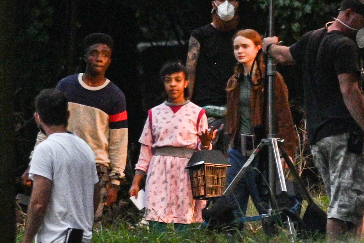 EXCLUSIVE: Stranger Things Cast Filming Season 4 Series Finale At Spooky Creel House aka Vecna's Lair In Georgia.