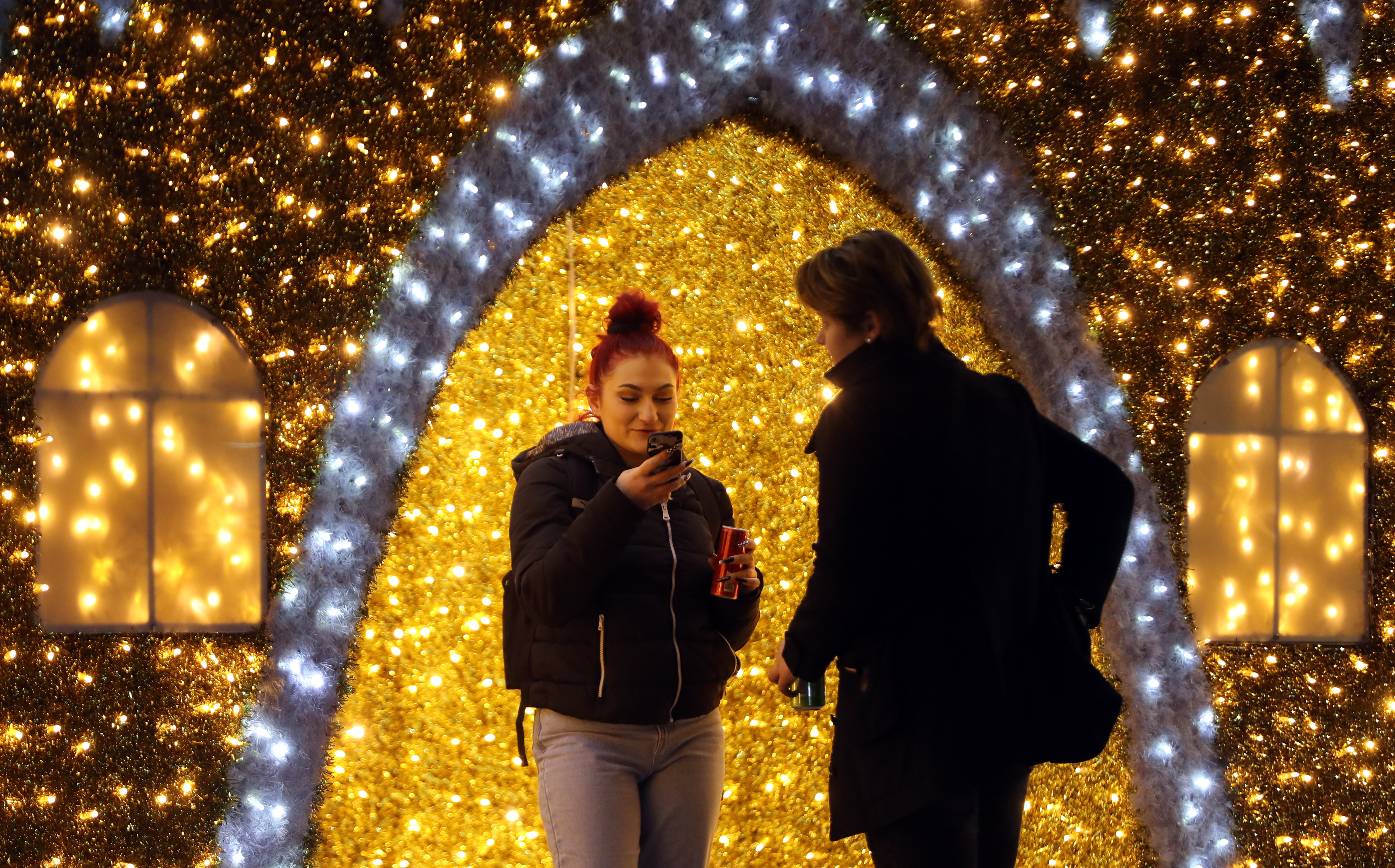 Christmas decorations in Belgrade