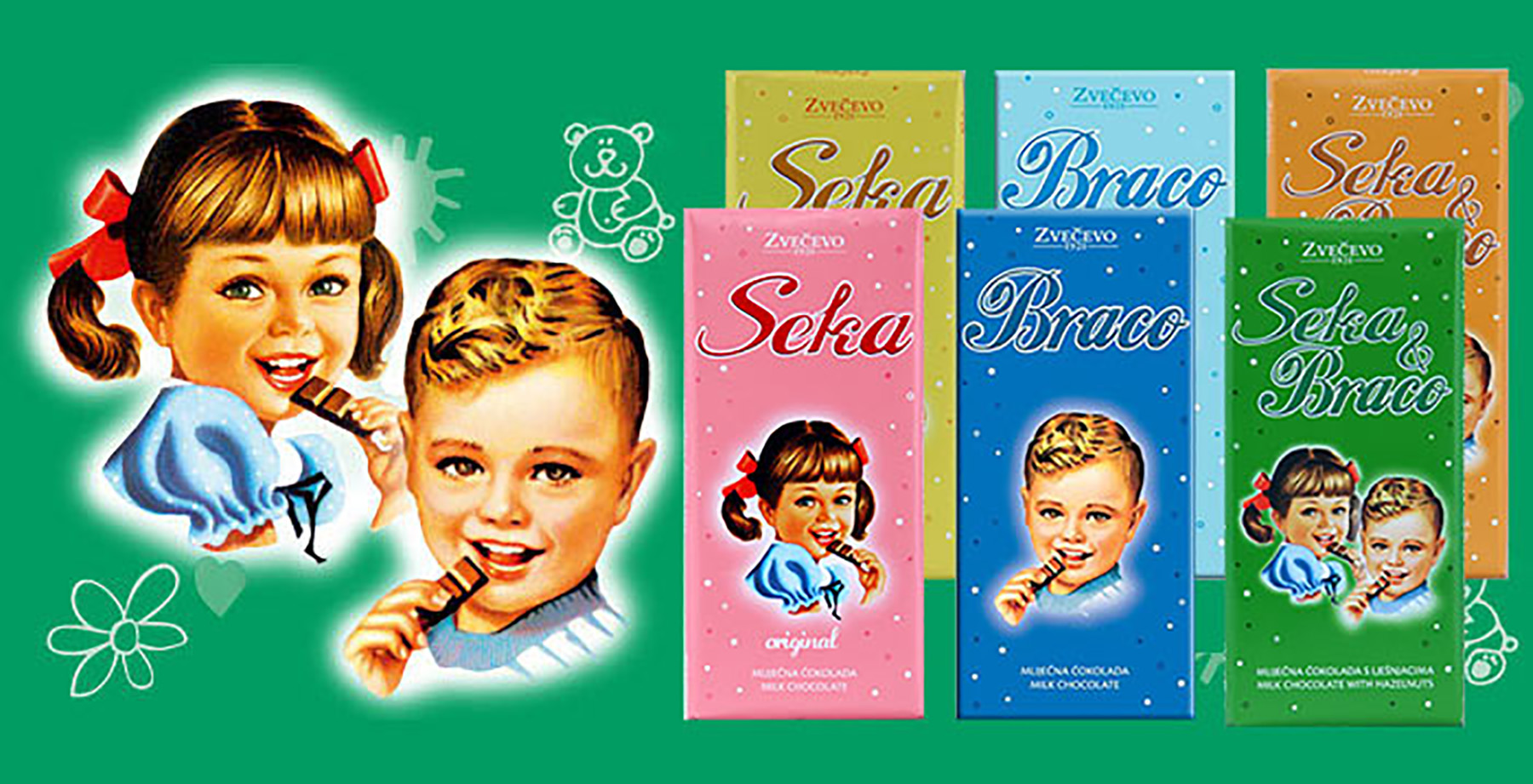 Seka i Braco čokolada, Braco i Seka