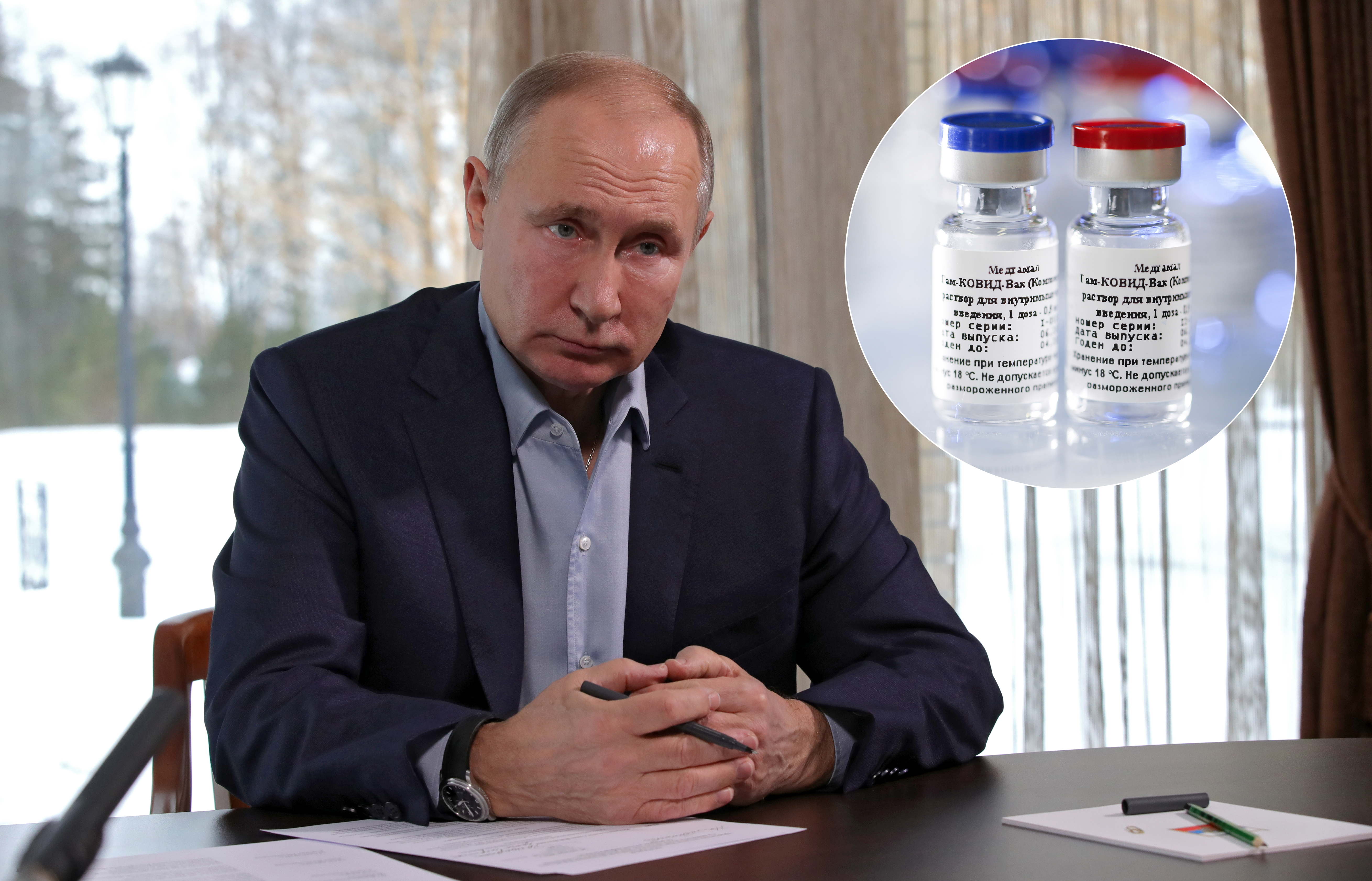 Russia President Putin attends teleconference with university students to mark Russian Students' Day