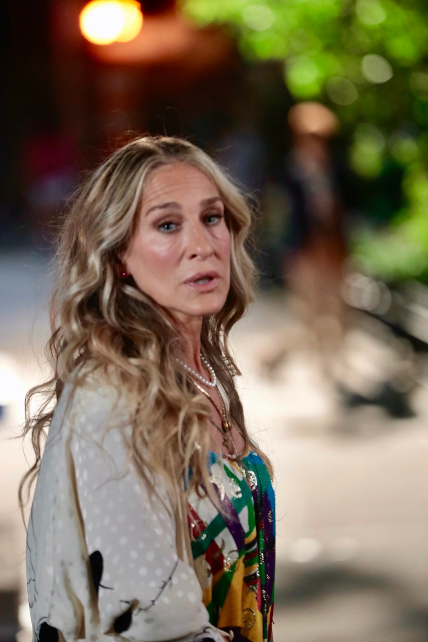 Sarah Jessica Parker filming 'And Just Like That' in New York.
16 Sep 2021,Image: 632388353, License: Rights-managed, Restrictions: World Rights, Model Release: no, Credit line: SteveSands/NewYorkNewswire/MEGA / The Mega Agency / Profimedia