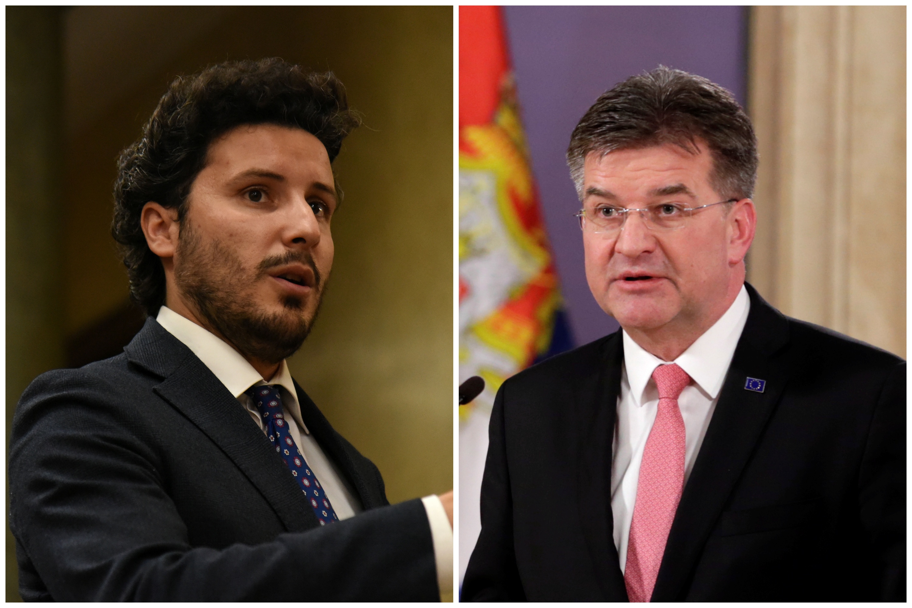 Dritan Abazović, Miroslav Lajčak, kombo Foto: EPA-EFE/BORIS PEJOVIC/ANDREJ CUKIC