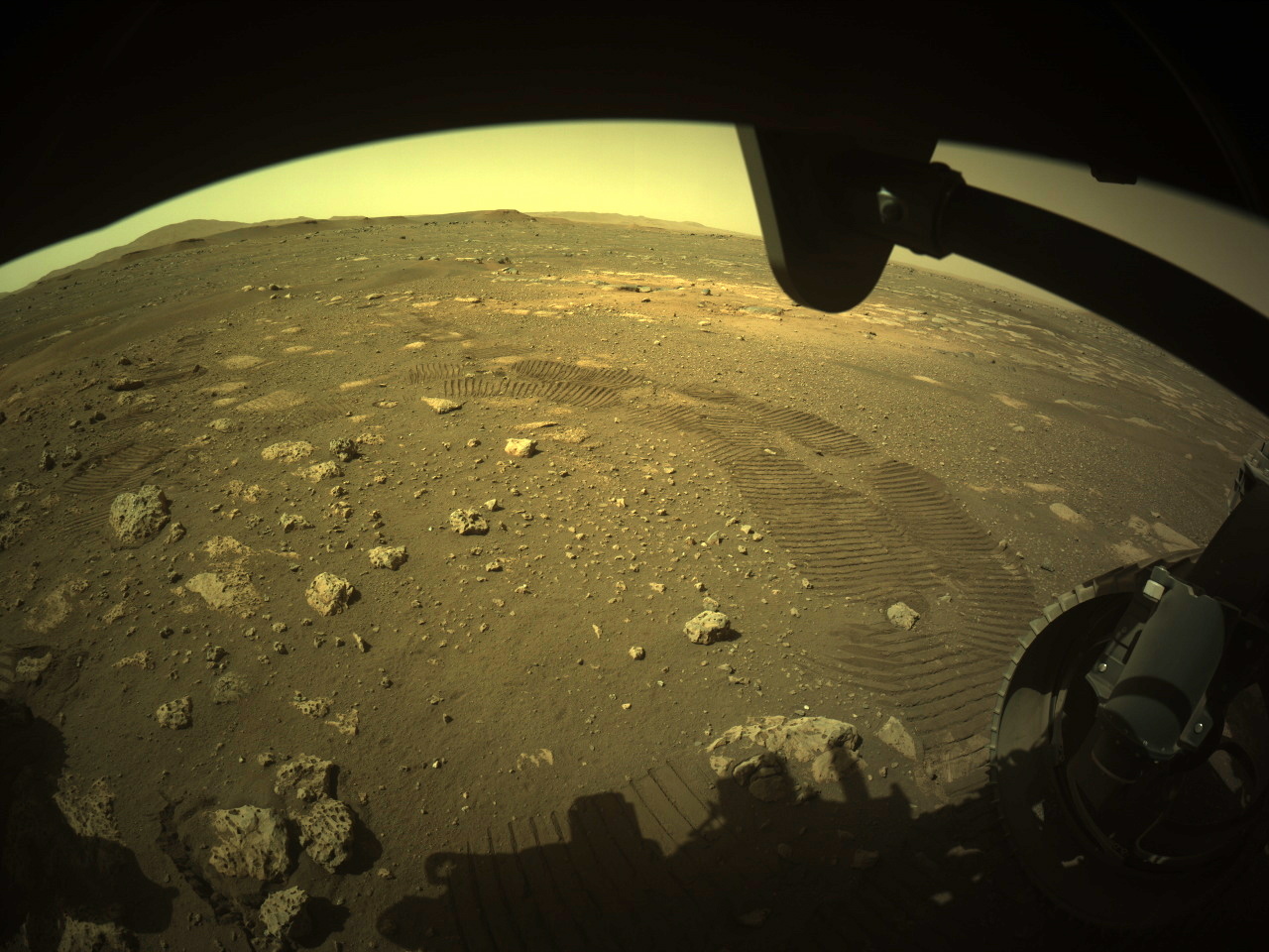 NASA Perseverance Rover drives on Mars