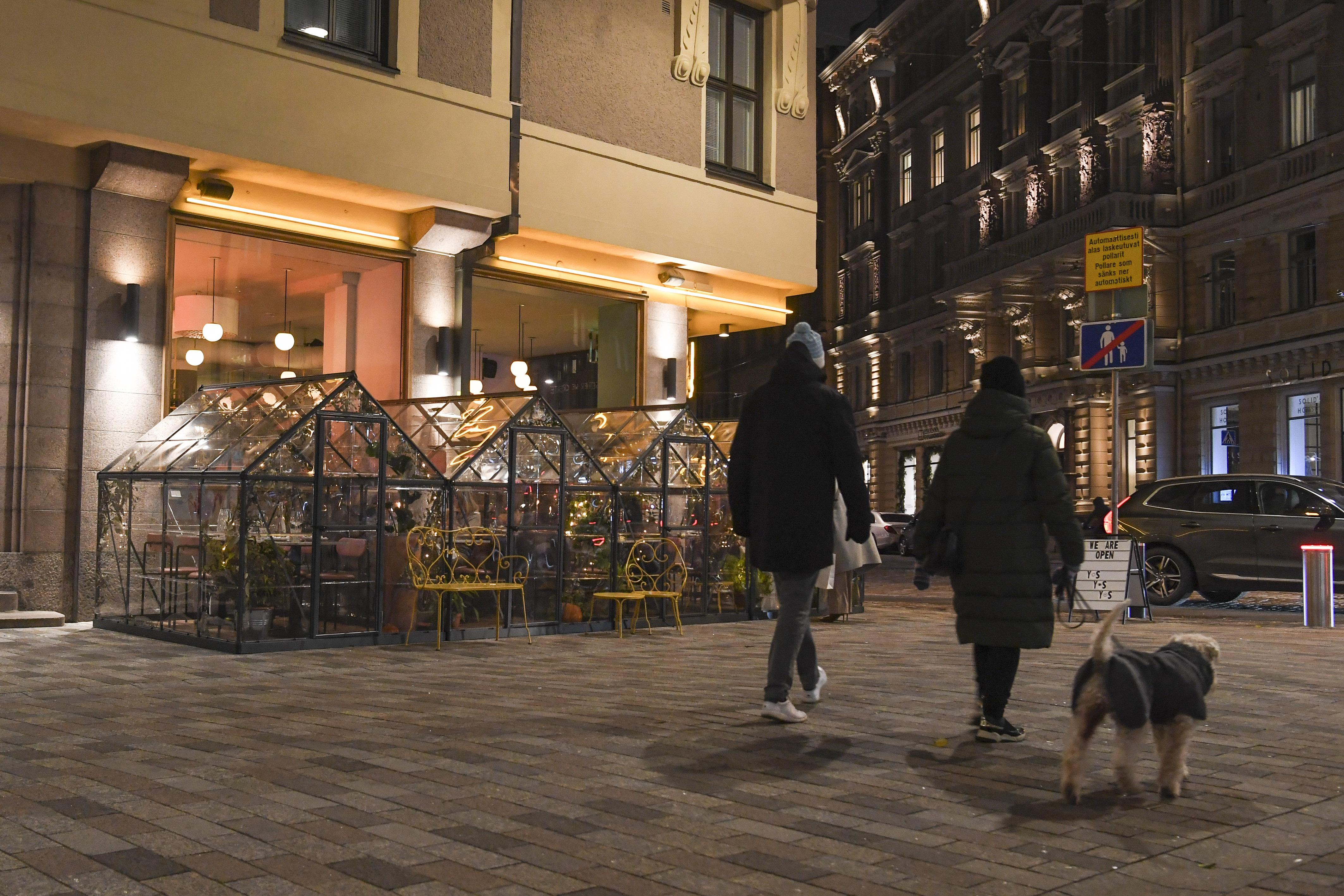 Restaurant with new business idea in times of Corona in Finland