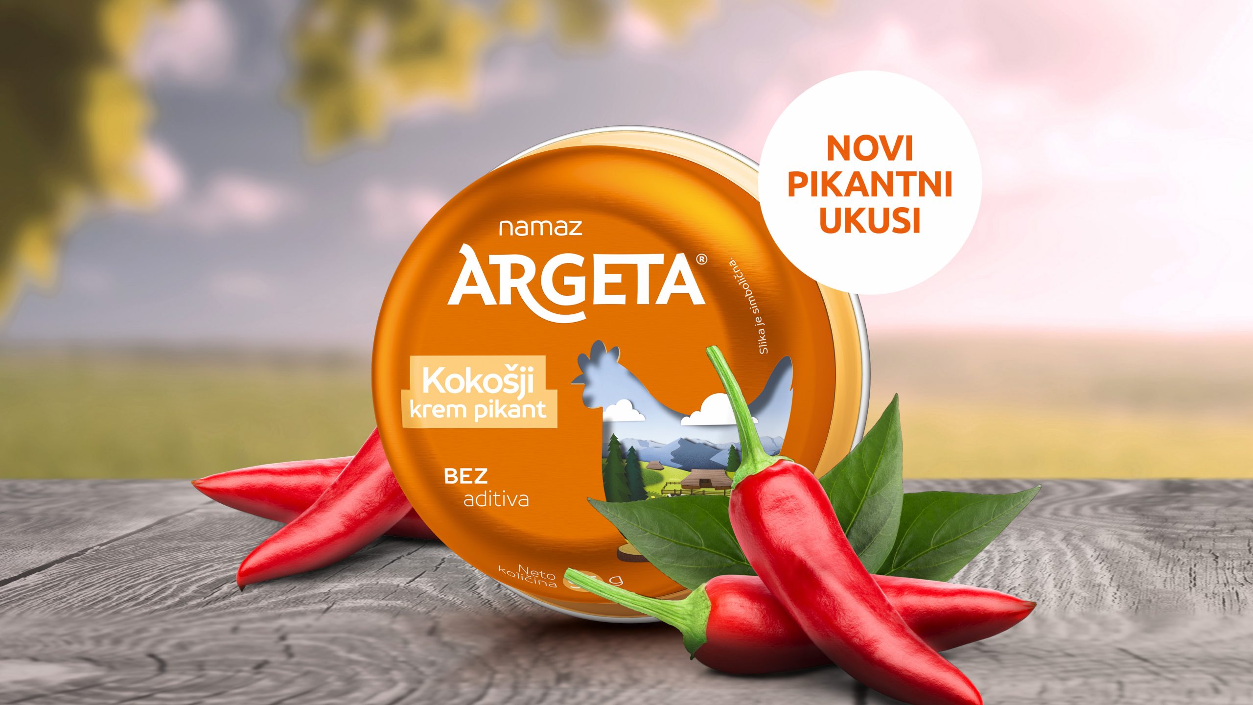 Argeta, pašteta, kokošiji krem pikant, pr tekst Foto: Promo