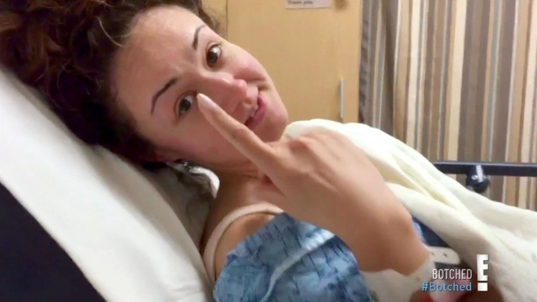 Woman asks Botched docs to downsize her 'melons' after her plastic surgeon surprised her with huge 800cc breast implants