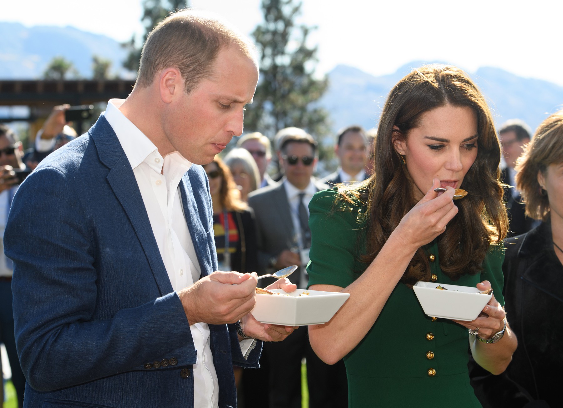 The Duke and Duchess of Cambridge attend a "Taste of BC" Event