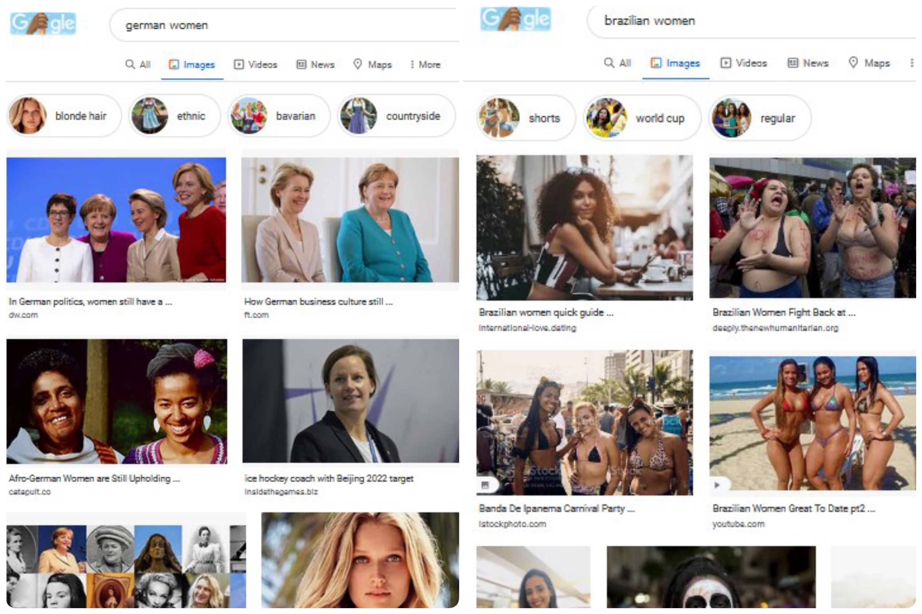 nemacke i brazilske zene