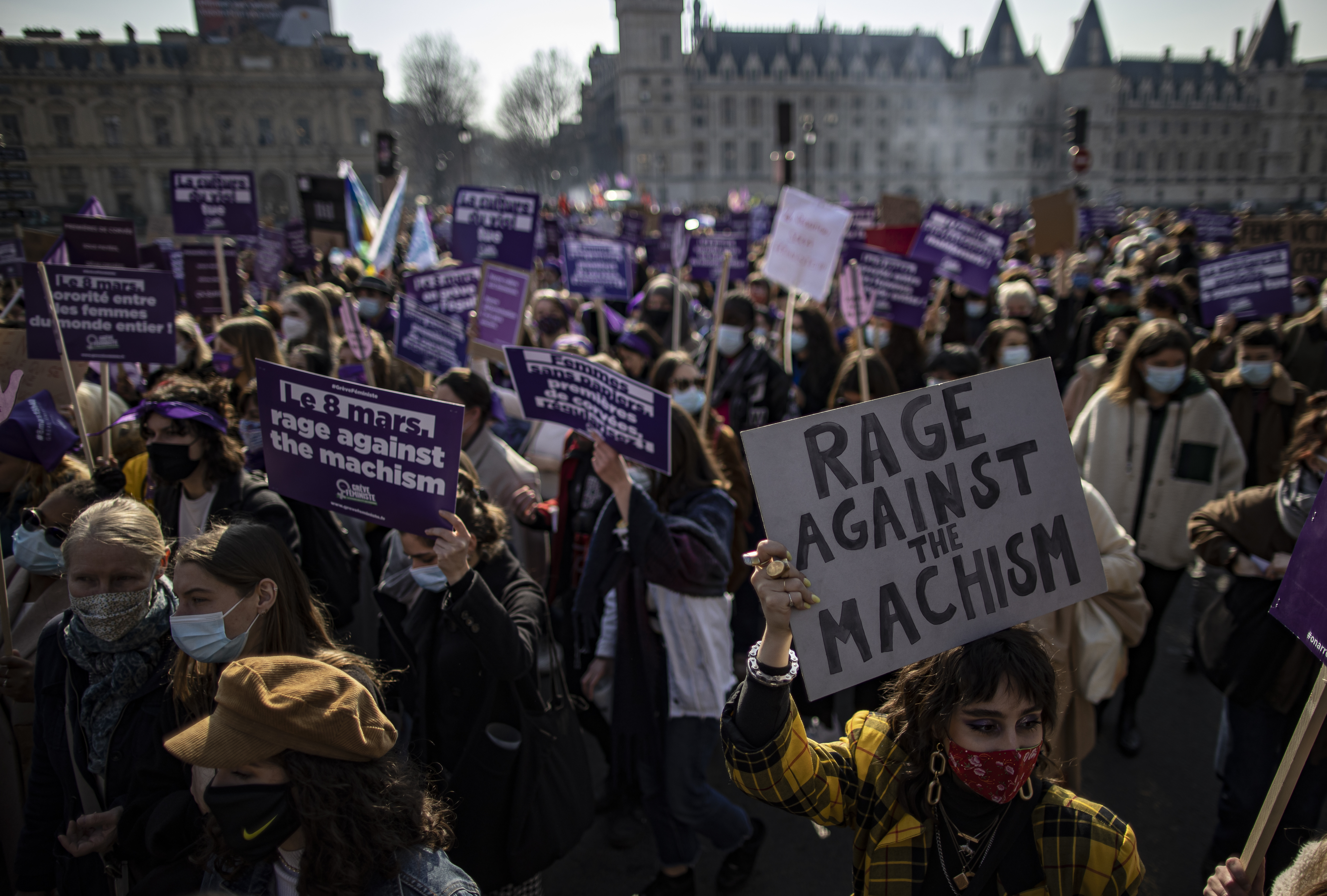 International Women's Day demonstration in Paris