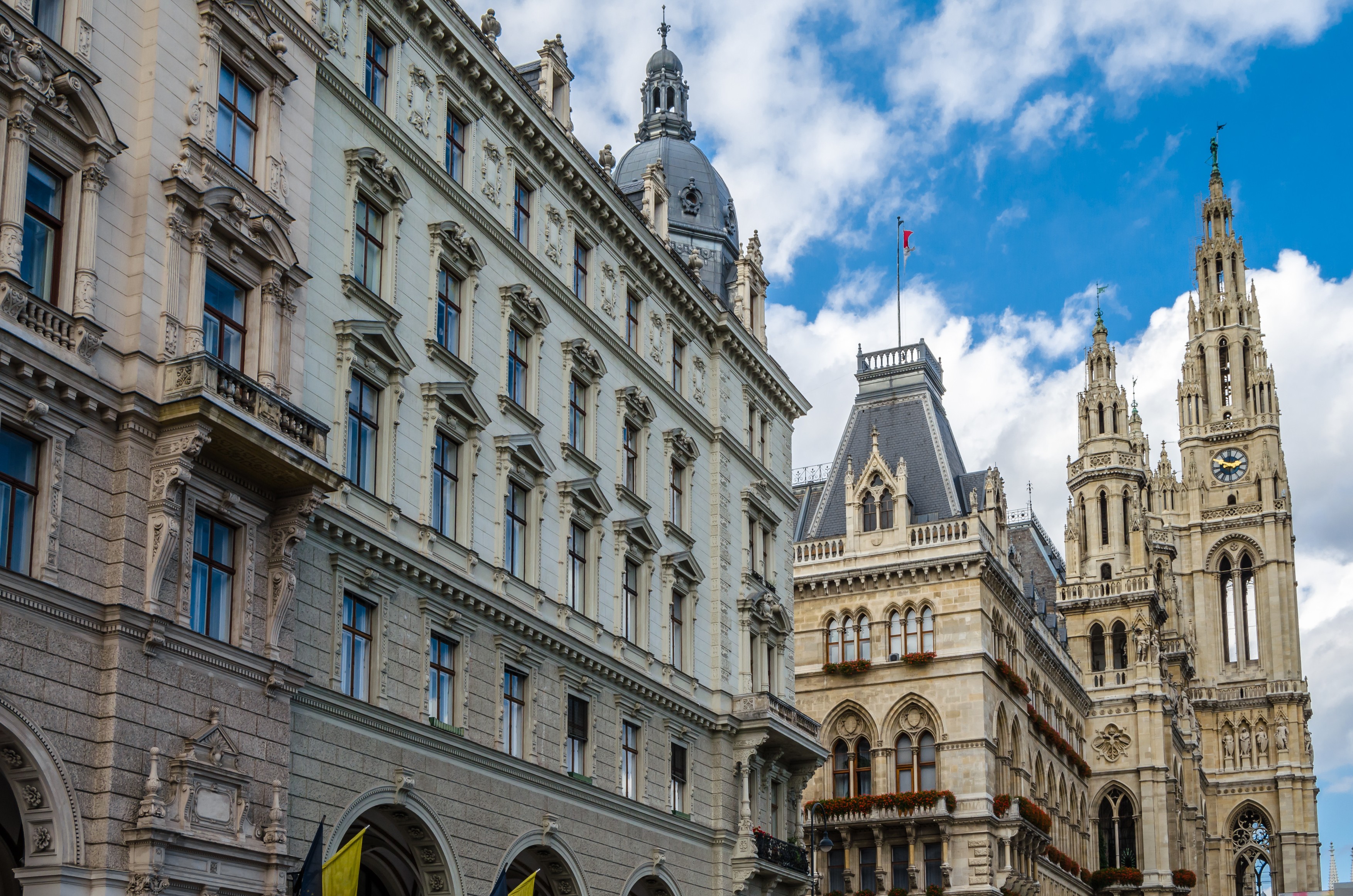 Classical architecture in Vienna, Austria