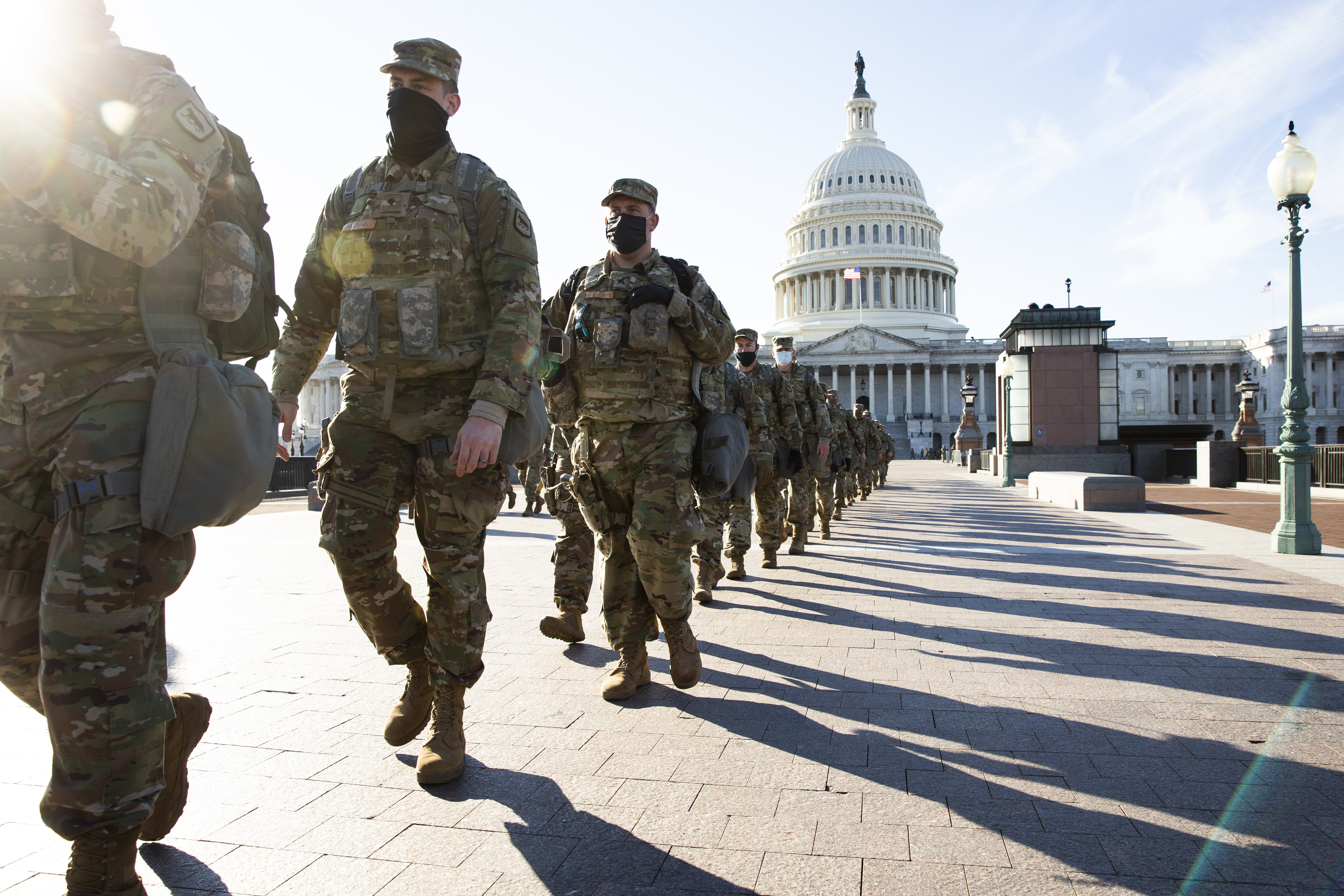 US National Guard at the Capitol