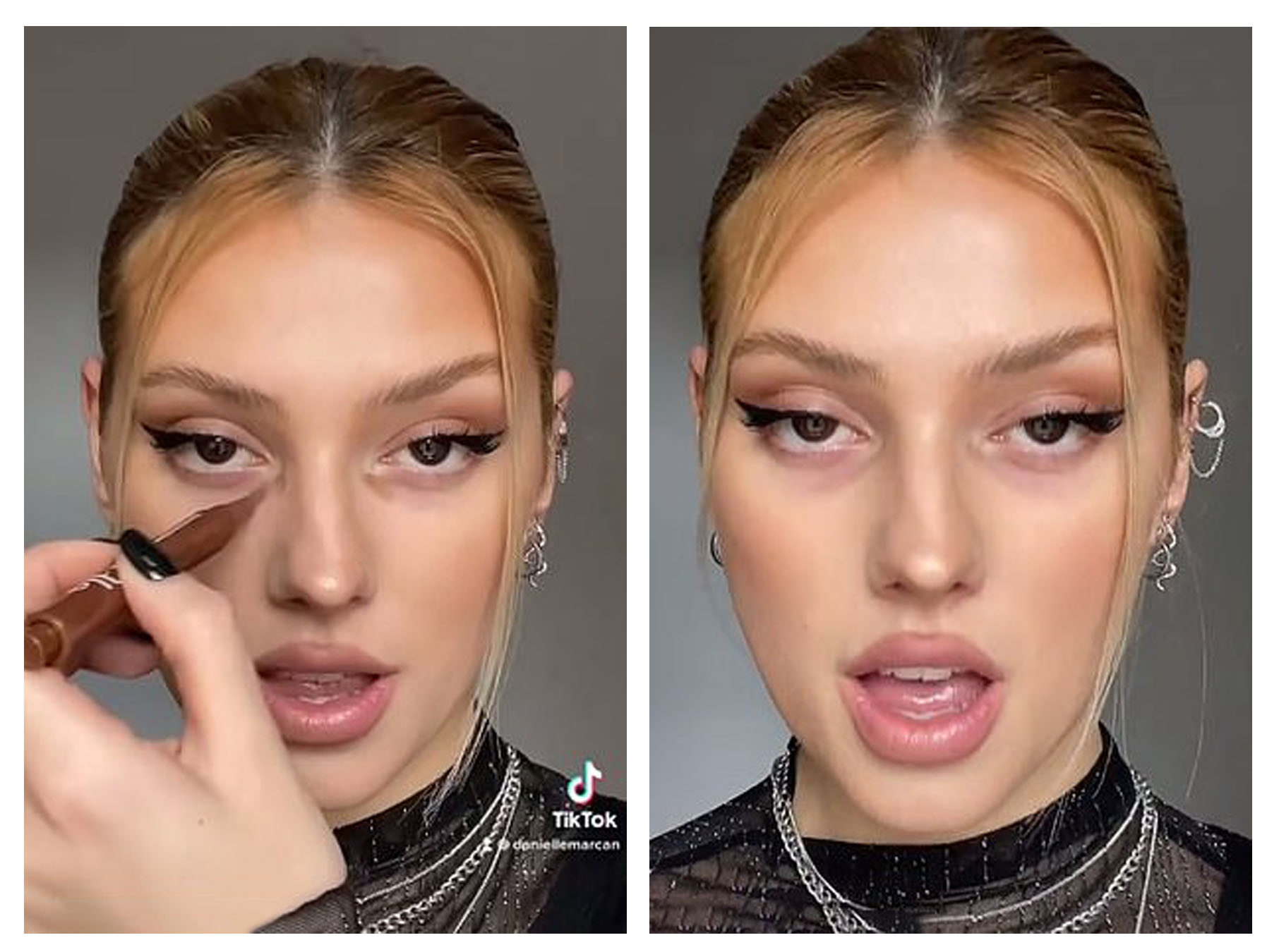 TikTok, nešto, šminka valjda Foto: Printscreen/TikTok/daniellemarcan