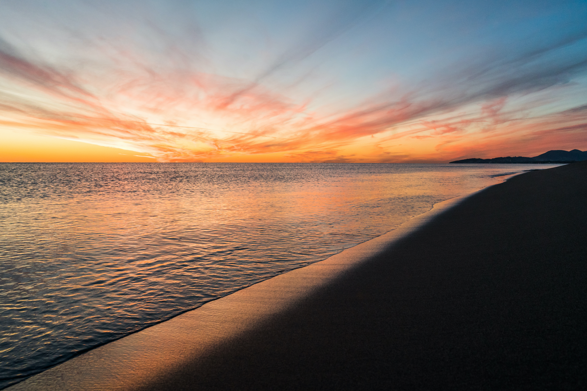 Breathtaking,View,On,Sunset,Over,The,Sea,,Looking,From,The