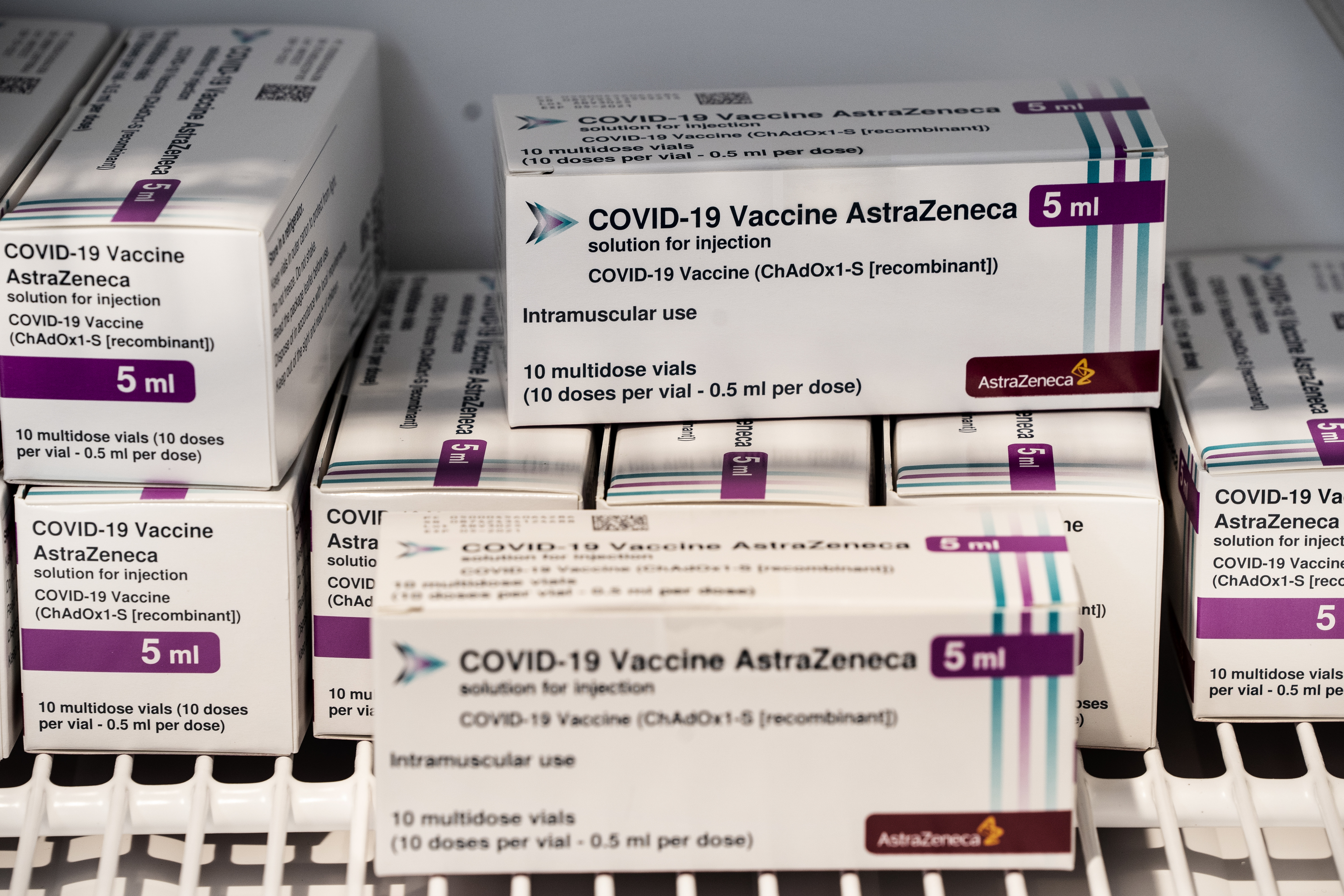 AstraZeneca Vaccine at vaccination center in Copenhagen