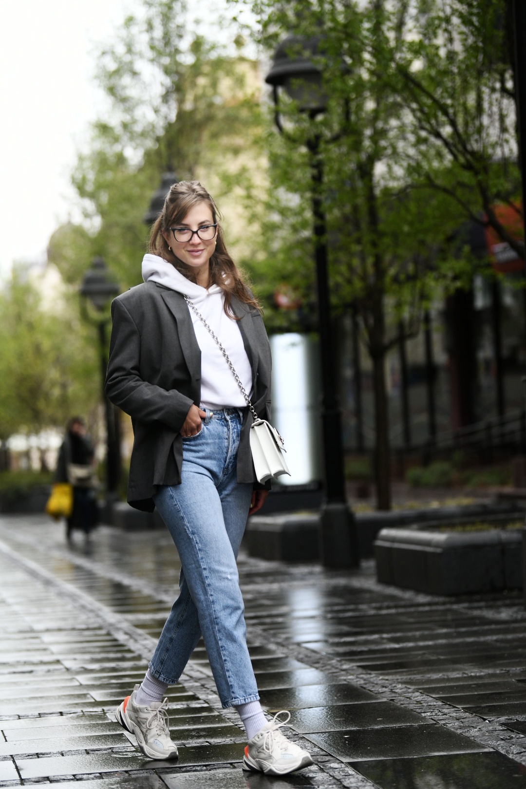 Beograd, 04.04.2021. Moda, Street Style, Ulična moda, Katarina Foto: Vesna Lalić/Nova.rs