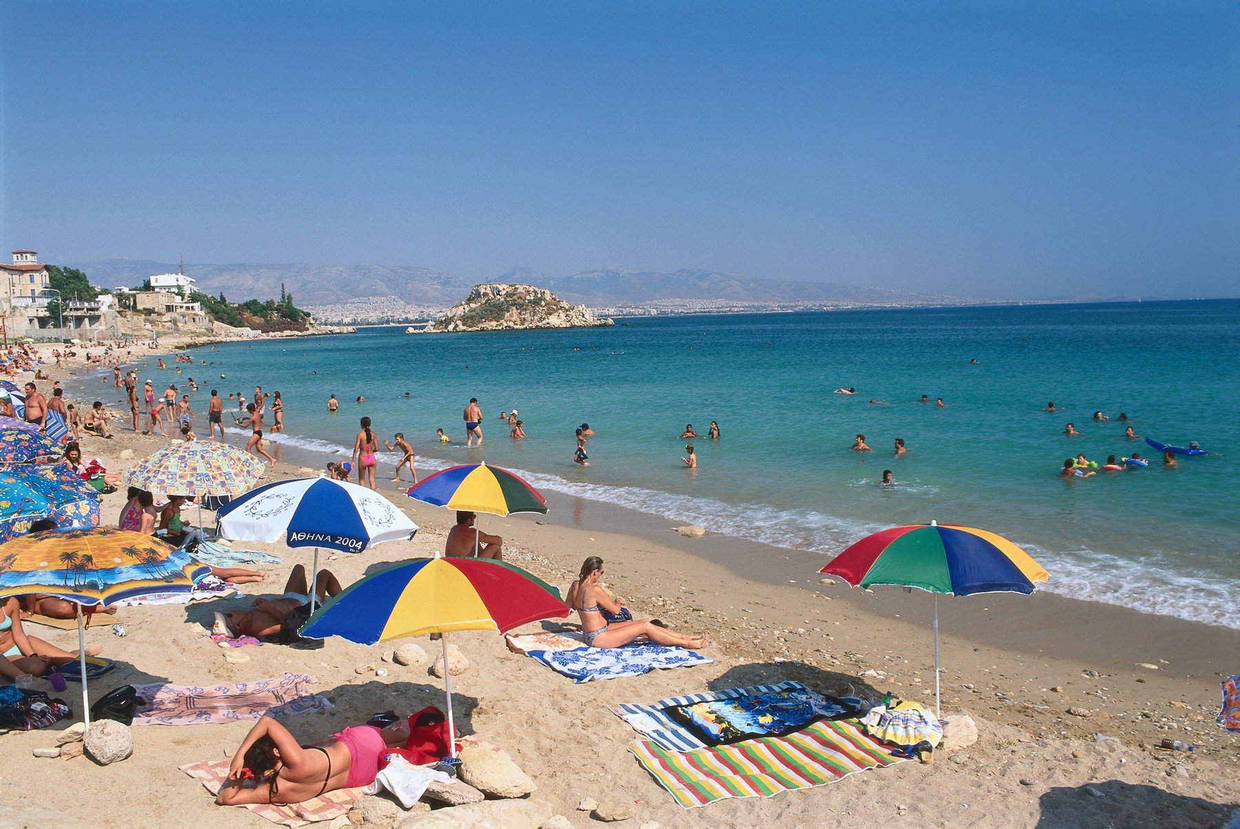 Beach of Piraeus near Athens, Attica, Greece