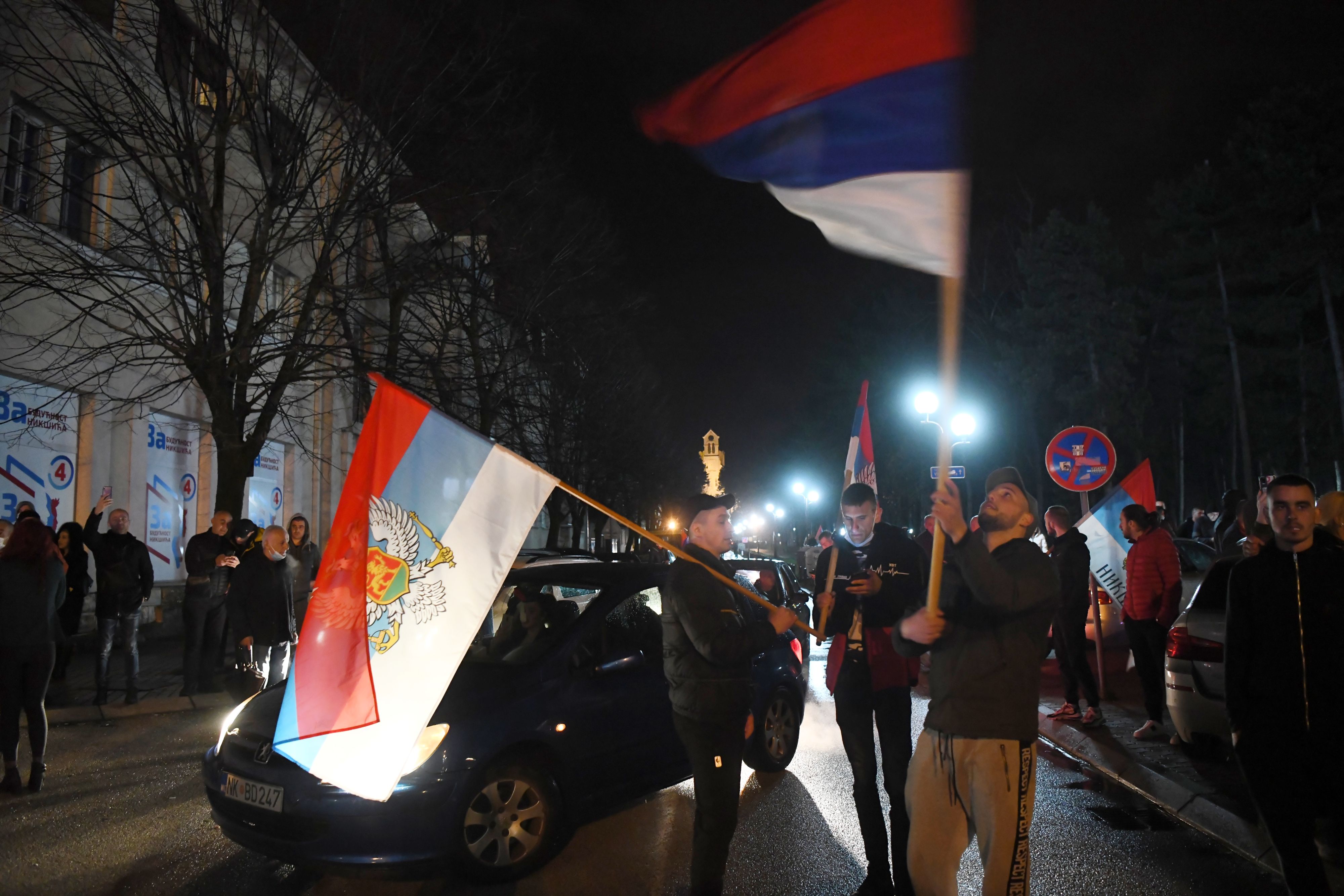 Niksic 14. mart 2021. Slavlje po ulicama Niksica Foto:Filip Krainčanić/Nova.s