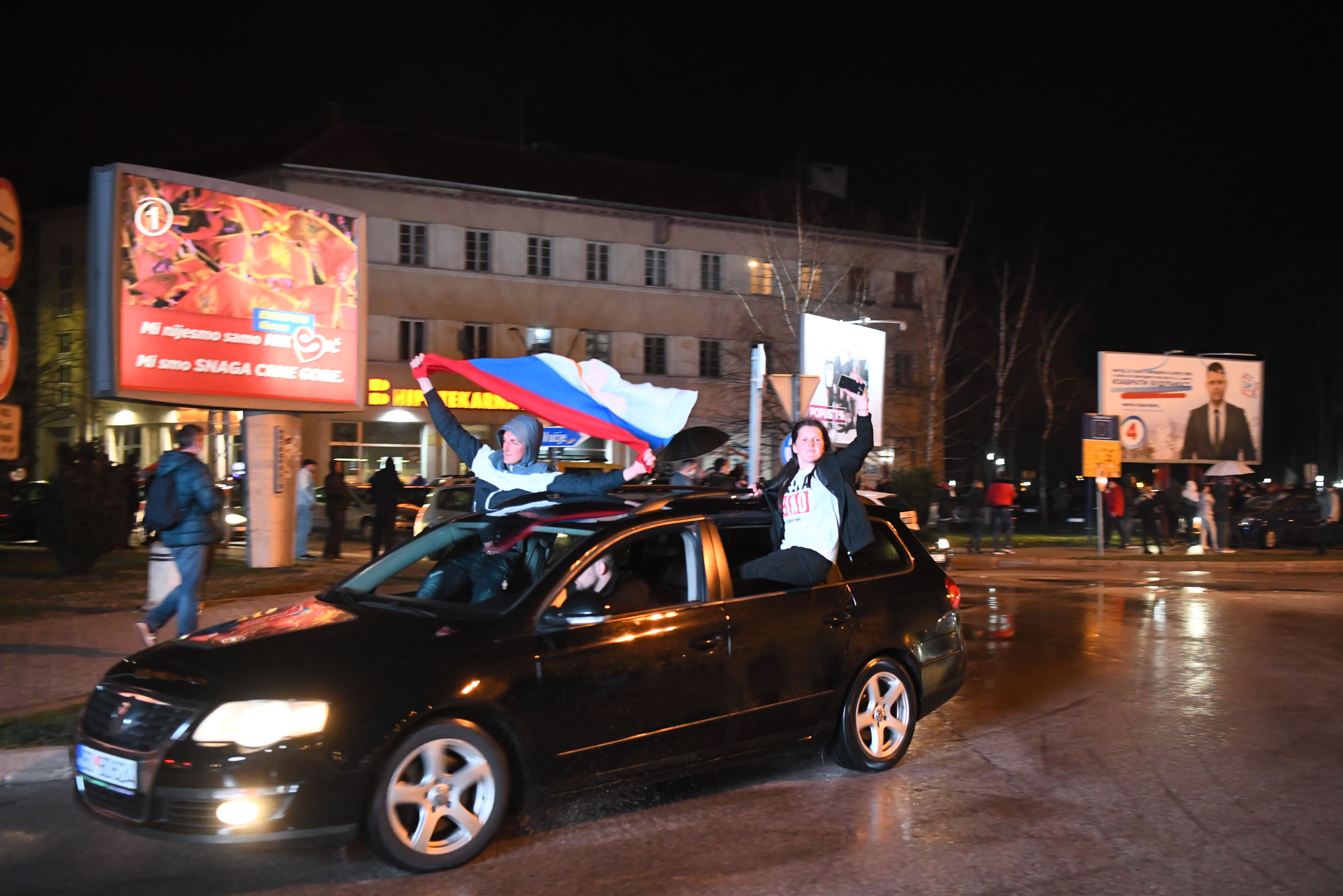 Niksic 14. mart 2021. Slavlje po ulicama Niksica Foto:Filip Krainčanić/Nova.s