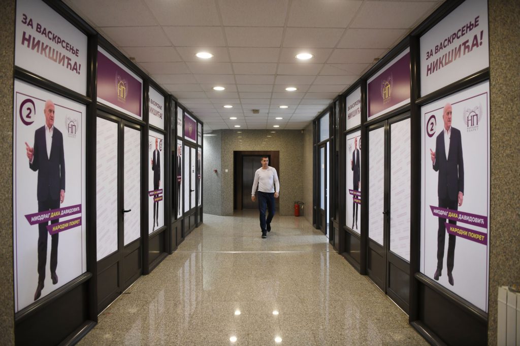 Nikšić, 14.03.2021. Crna Gora, Nikšić, glasanje, Miodrag Davidović, Daka Davidović, Predsednik Narodnog pokreta i biznismen Foto: Filip Krainčanić/Nova.rs