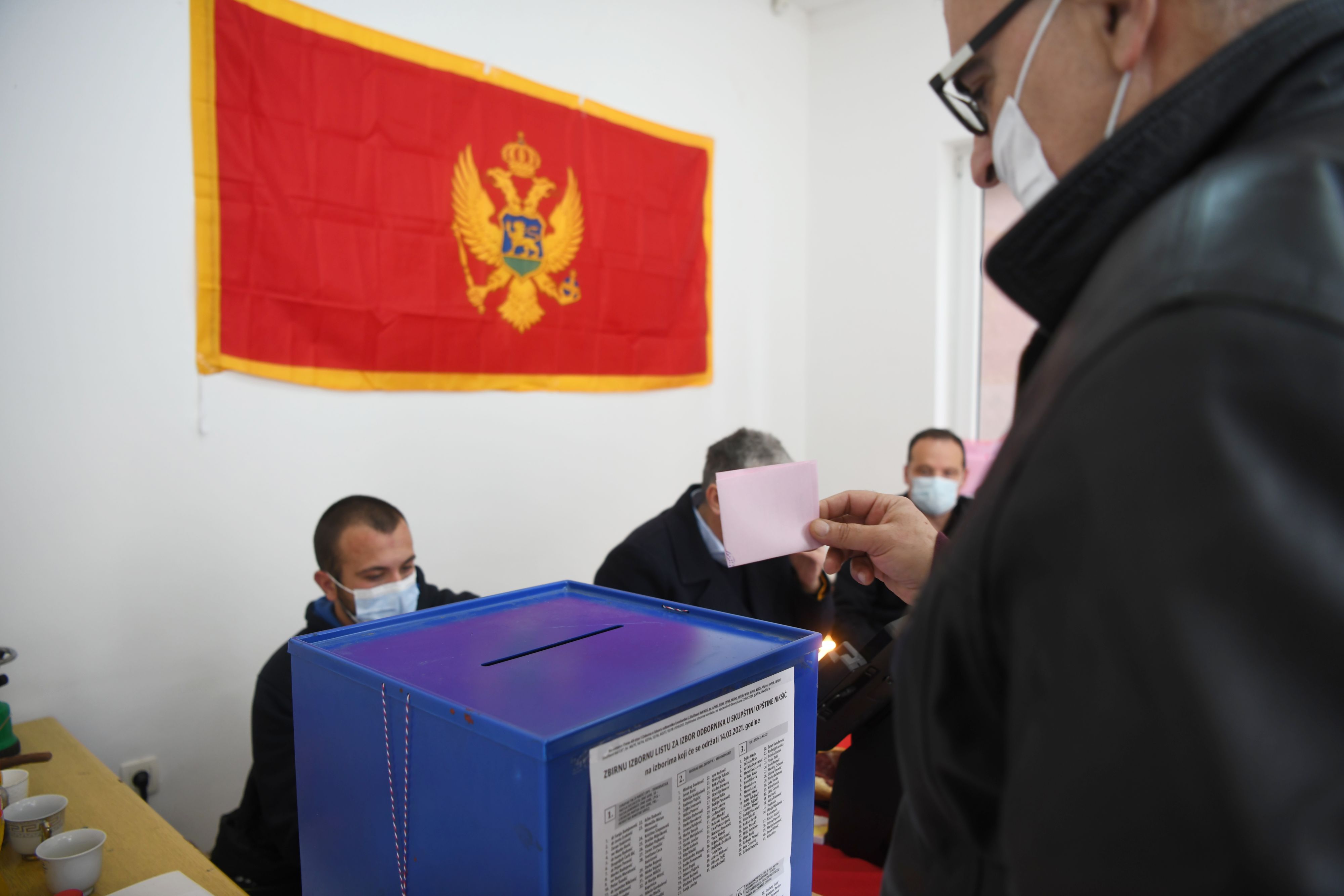 Nikšić, 14.03.2021. Crna Gora, Nikšić, glasanje, glasačko mesto, biračko mesto Foto: Filip Krainčanić/Nova.rs
