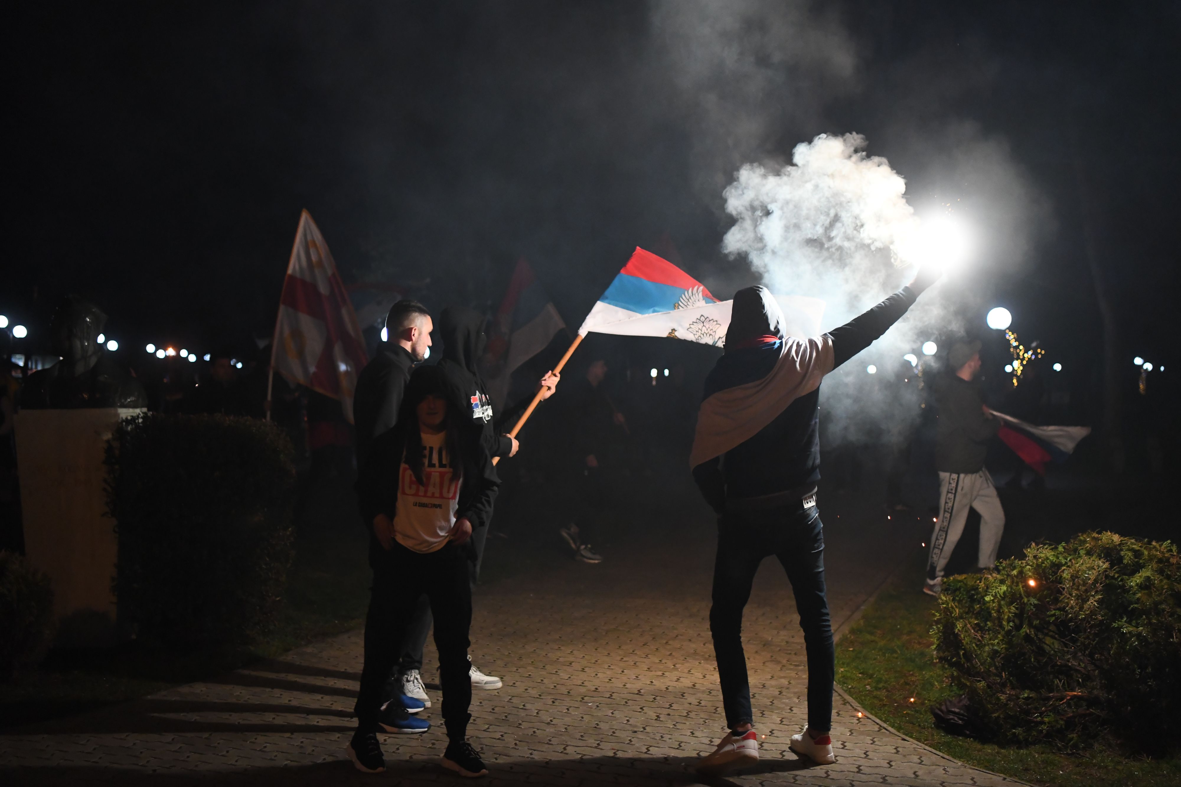 Niksic 14. mart 2021. Slavlje po ulicama Niksica Foto:Filip Krainčanić/Nova.s