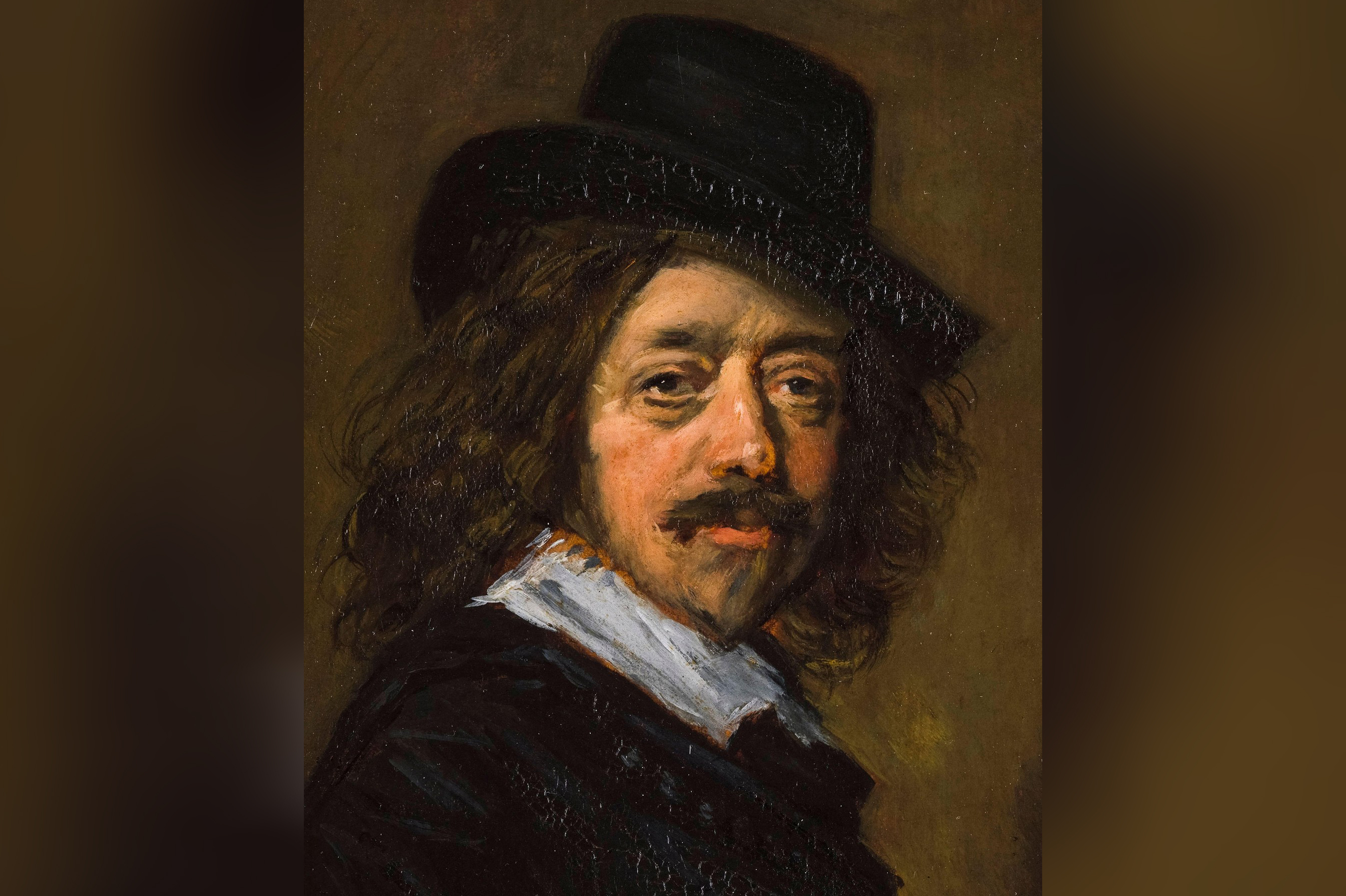 Frans Hals (1582/83-1666), Dutch Golden Age painter, self portrait,  painting, copy after the artist, 1650-1659