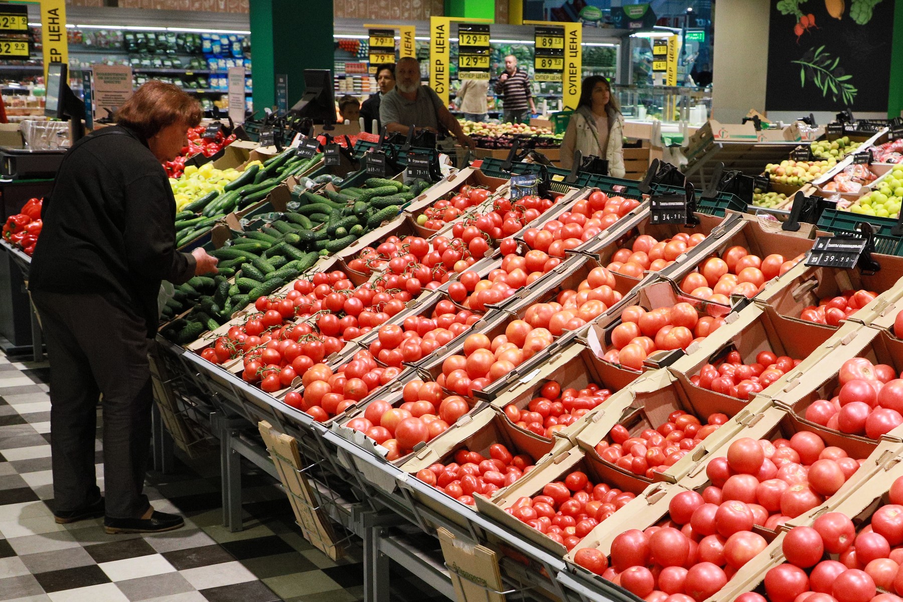 Perekrestok grocery store in Moscow