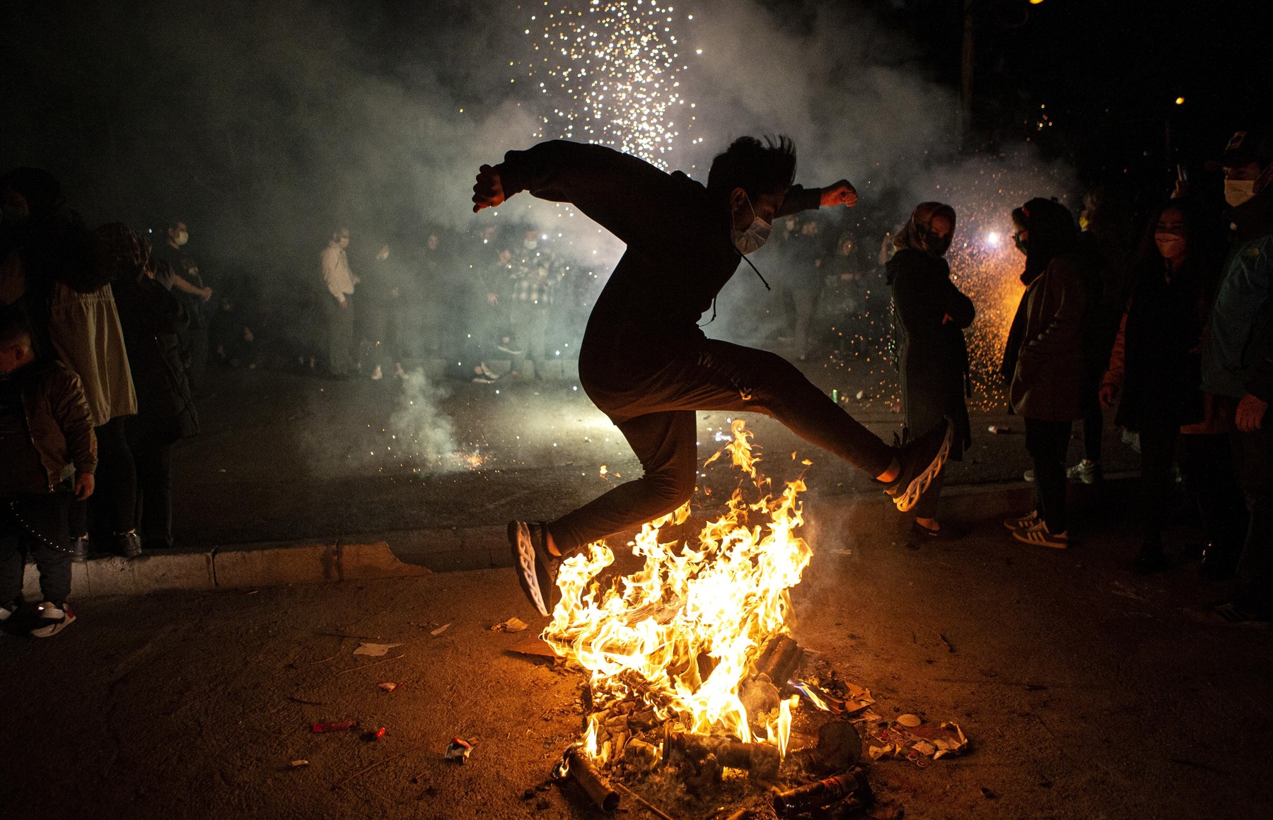IRAN TEHRAN FIRE FESTIVAL