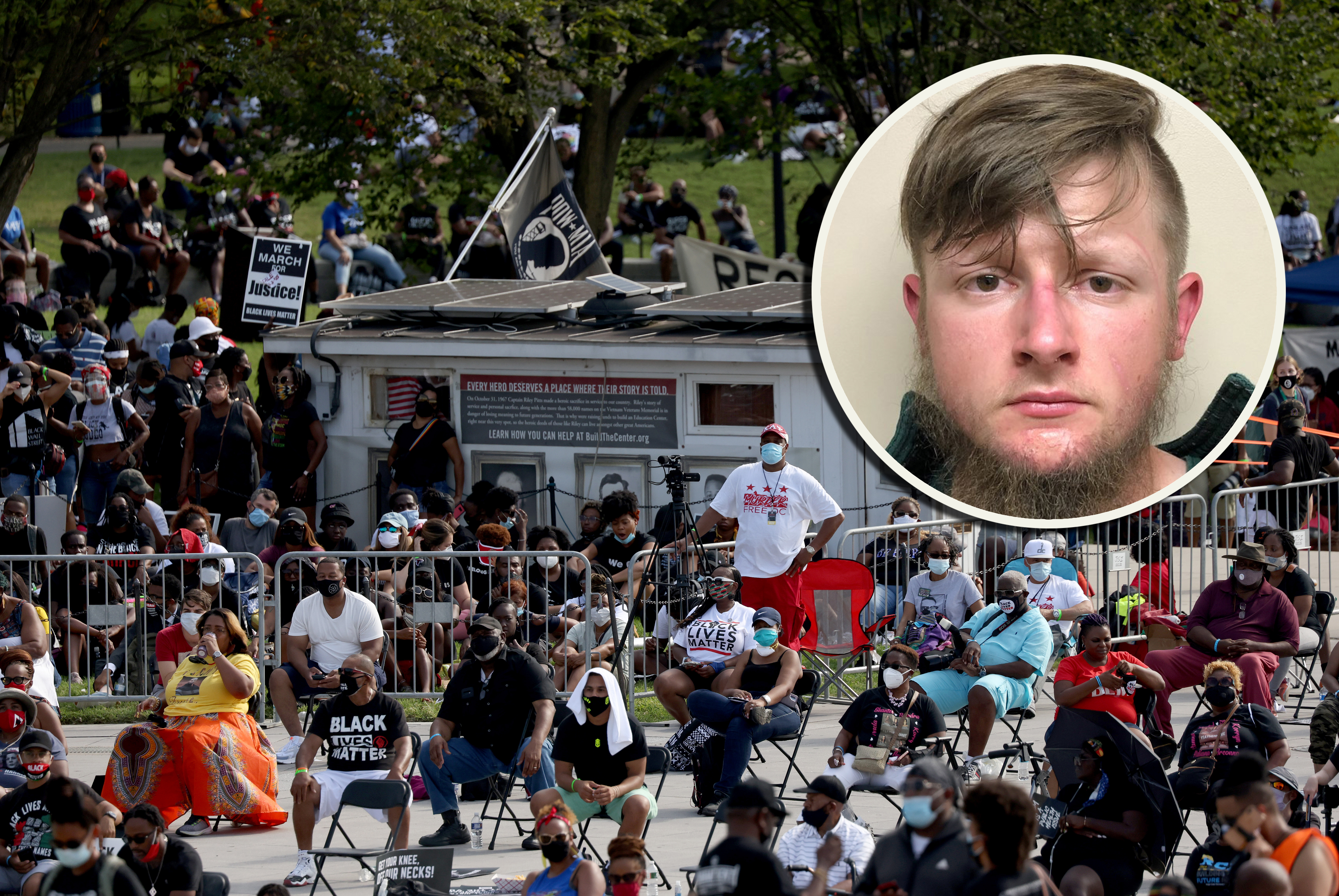 Robert Aaron Long  March On Washington To Protest Police Brutality EPA-EFE/CRISP COUNTY SHERIFF'S OFFICE
