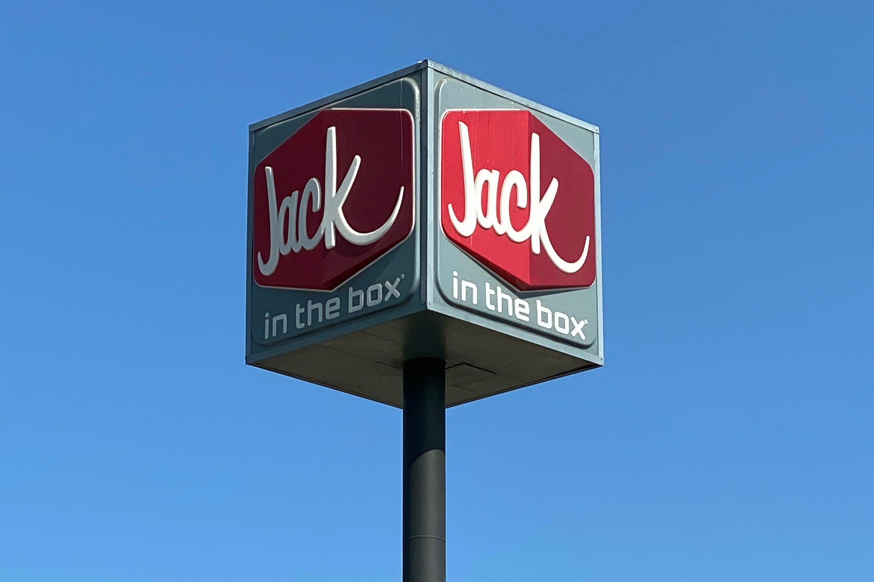 A Jack in the Box restaurant sign is seen, Wednesday, Aug. 26, 2020, in Los Angeles.,Image: 555417712, License: Rights-managed, Restrictions: , Model Release: no, Credit line: Image of Sport / Newscom / Profimedia